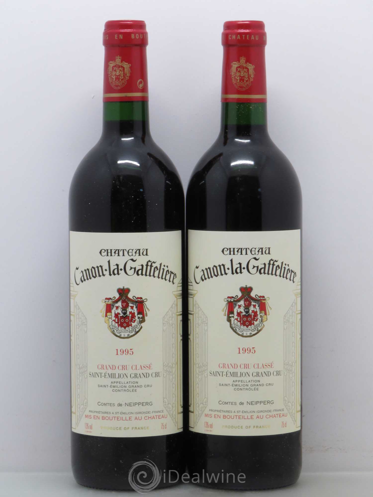 Château Canon la Gaffelière 1er Grand Cru Classé B 1995 - Lot de 2 bouteilles - 0