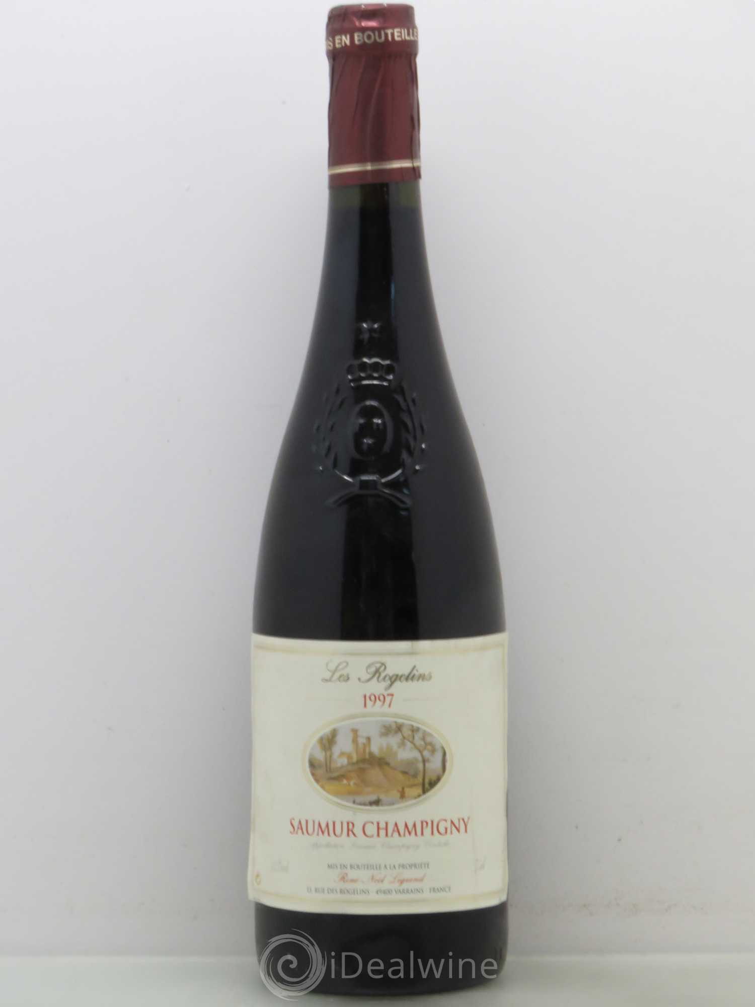 Saumur-Champigny Les Rogelins Clotilde Legrand (anciennement René-Noël Legrand) 1997 - Lot de 1 bouteille - 0