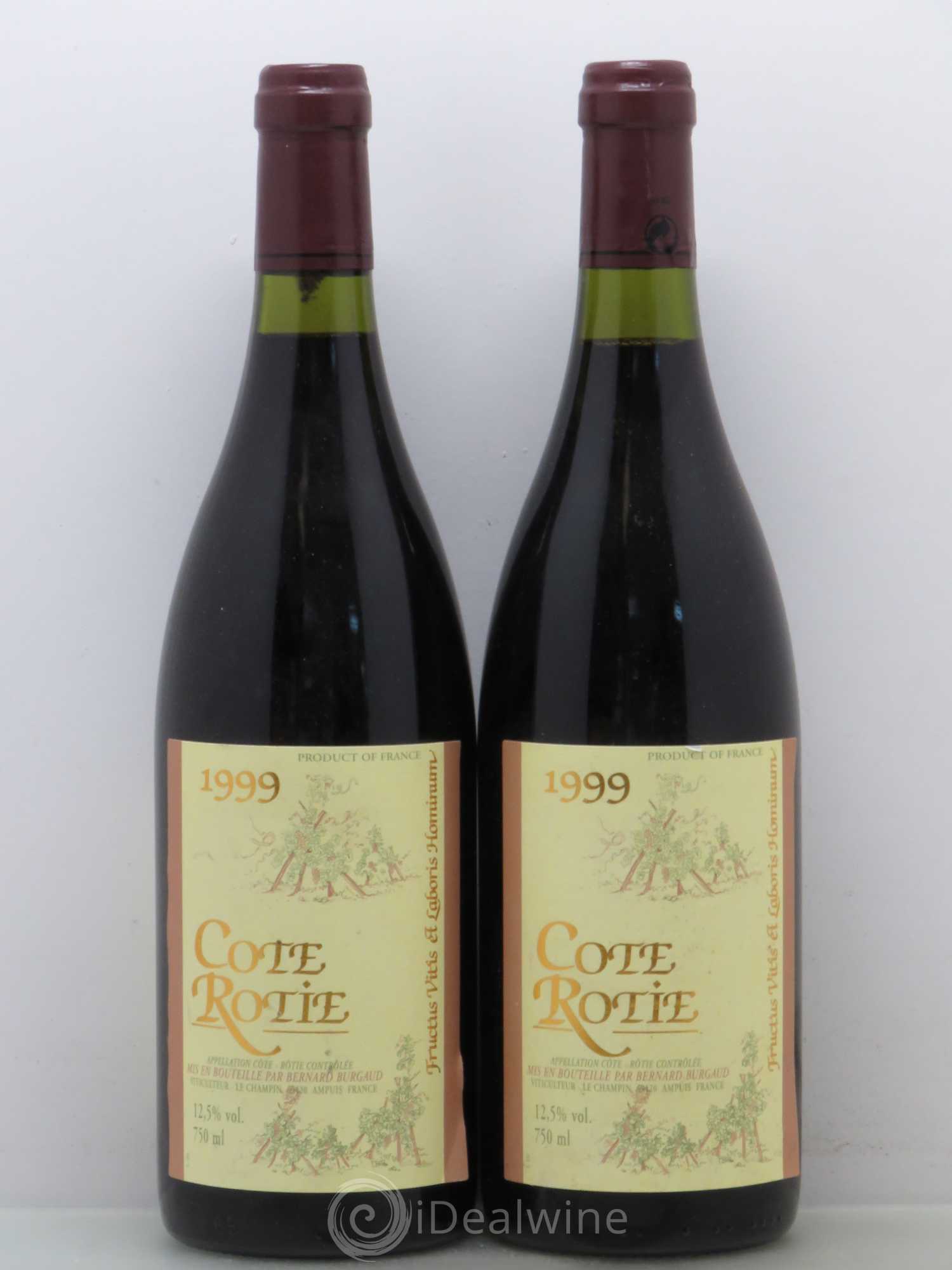 Côte-Rôtie Bernard Burgaud 1999 - Lot de 2 bouteilles - 0