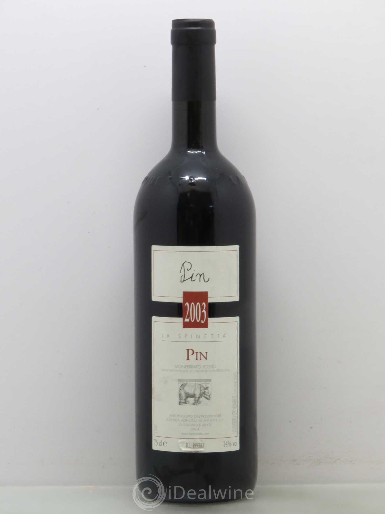 Italie Pin La Spinetta Monferrato Rosse (no reserve) 2003 - Lot of 1 bottle - 0
