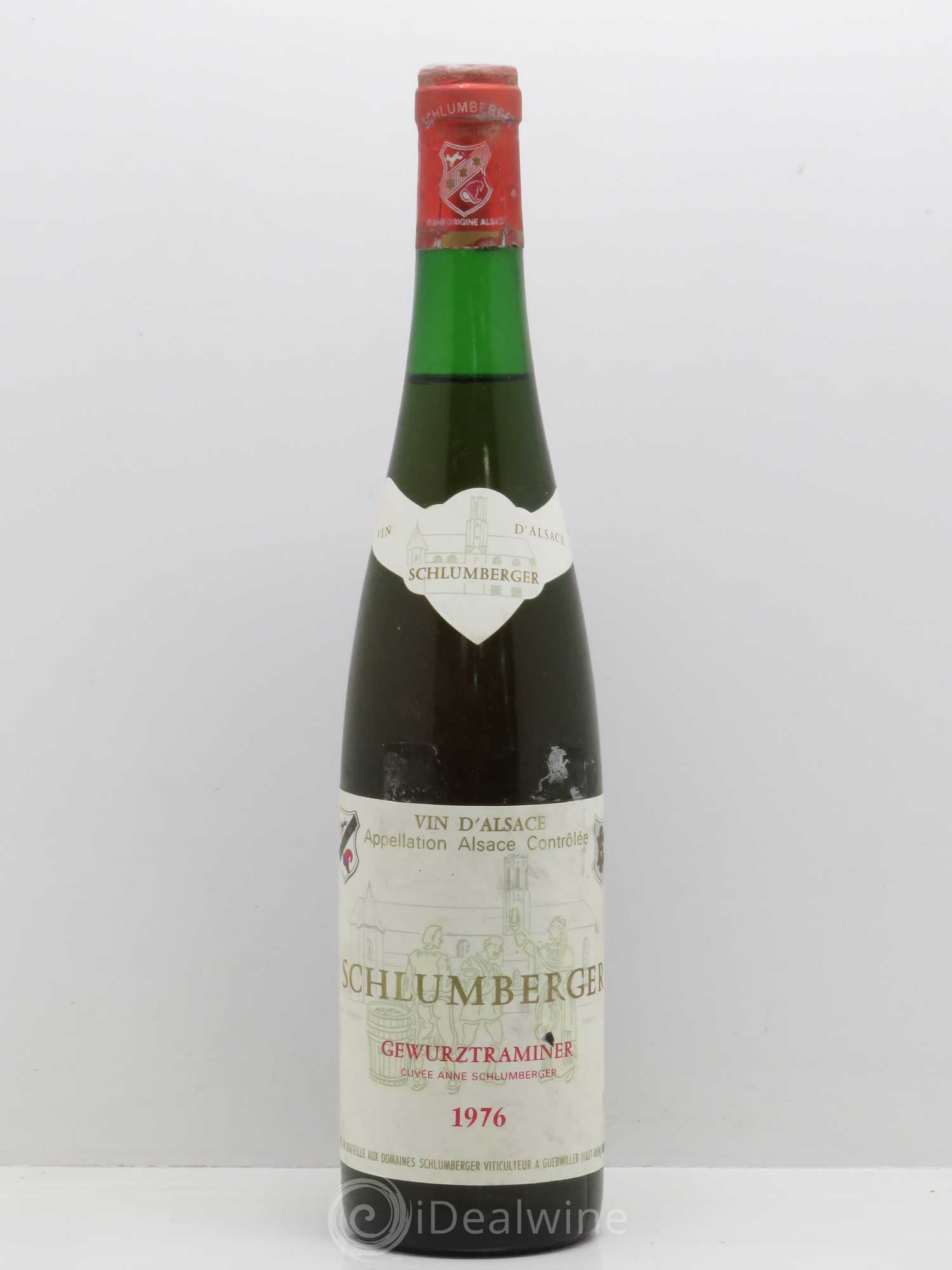 Gewurztraminer Cuvee Anne Schlumberger 1976 - Posten von 1 Flasche - 0