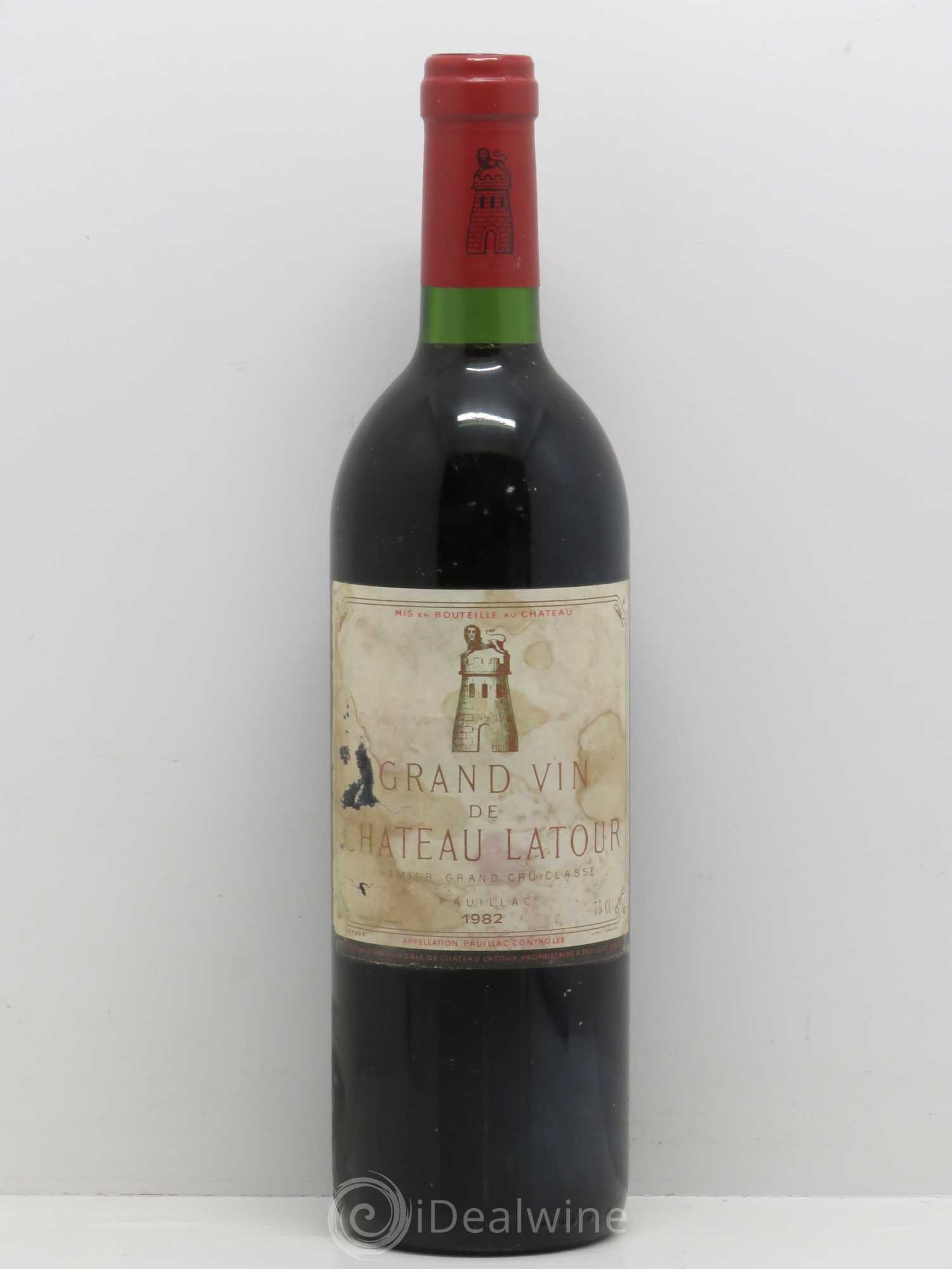 Château Latour 1er Grand Cru Classé 1982 - Lot de 1 bouteille - 0