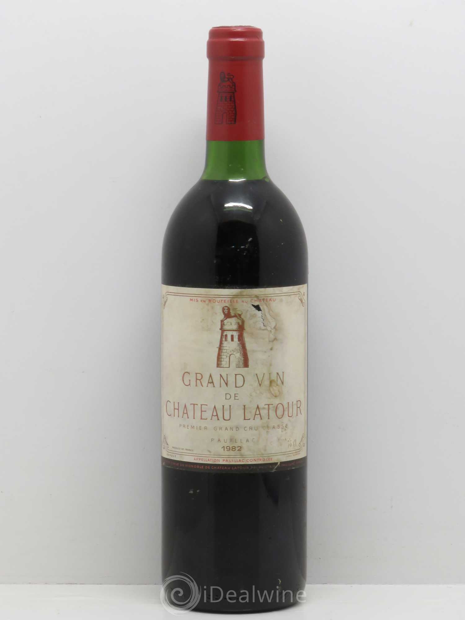 Château Latour 1er Grand Cru Classé 1982 - Lot de 1 bouteille - 0