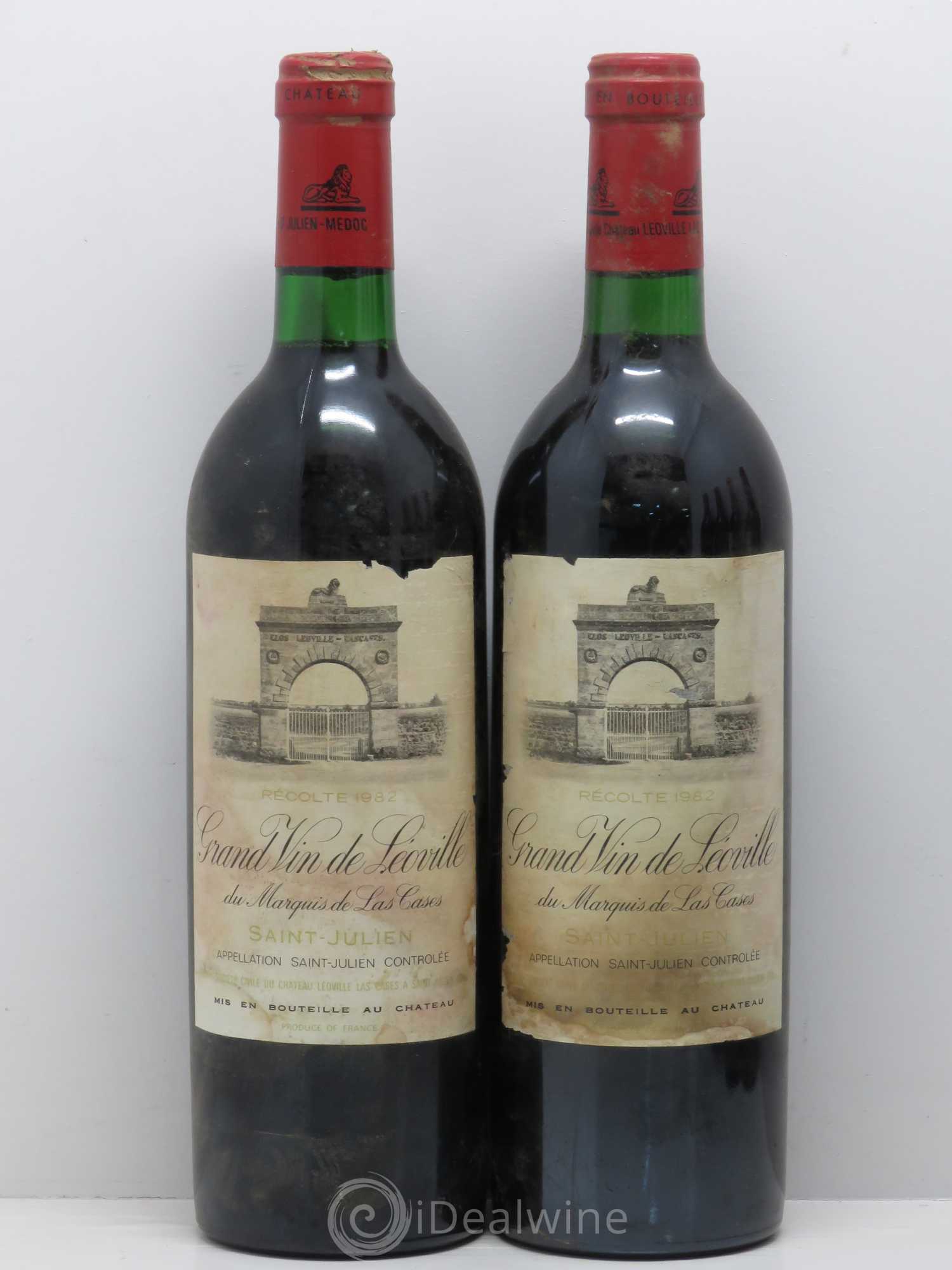Château Léoville Las Cases 2ème Grand Cru Classé 1982 - Lot de 2 bouteilles - 0
