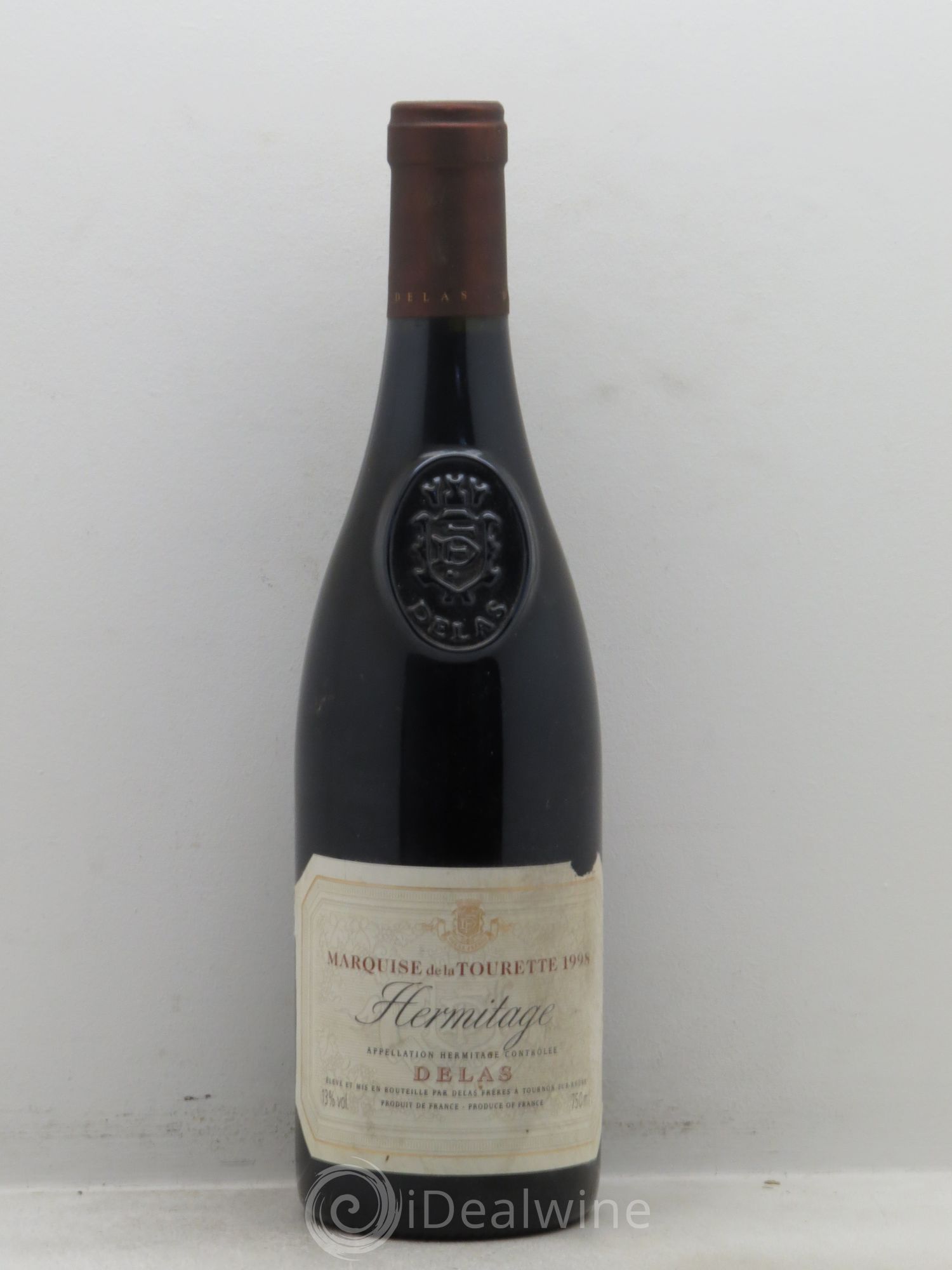 Hermitage Marquise de la Tourette Delas Frères 1998 - Lot de 1 bouteille - 0