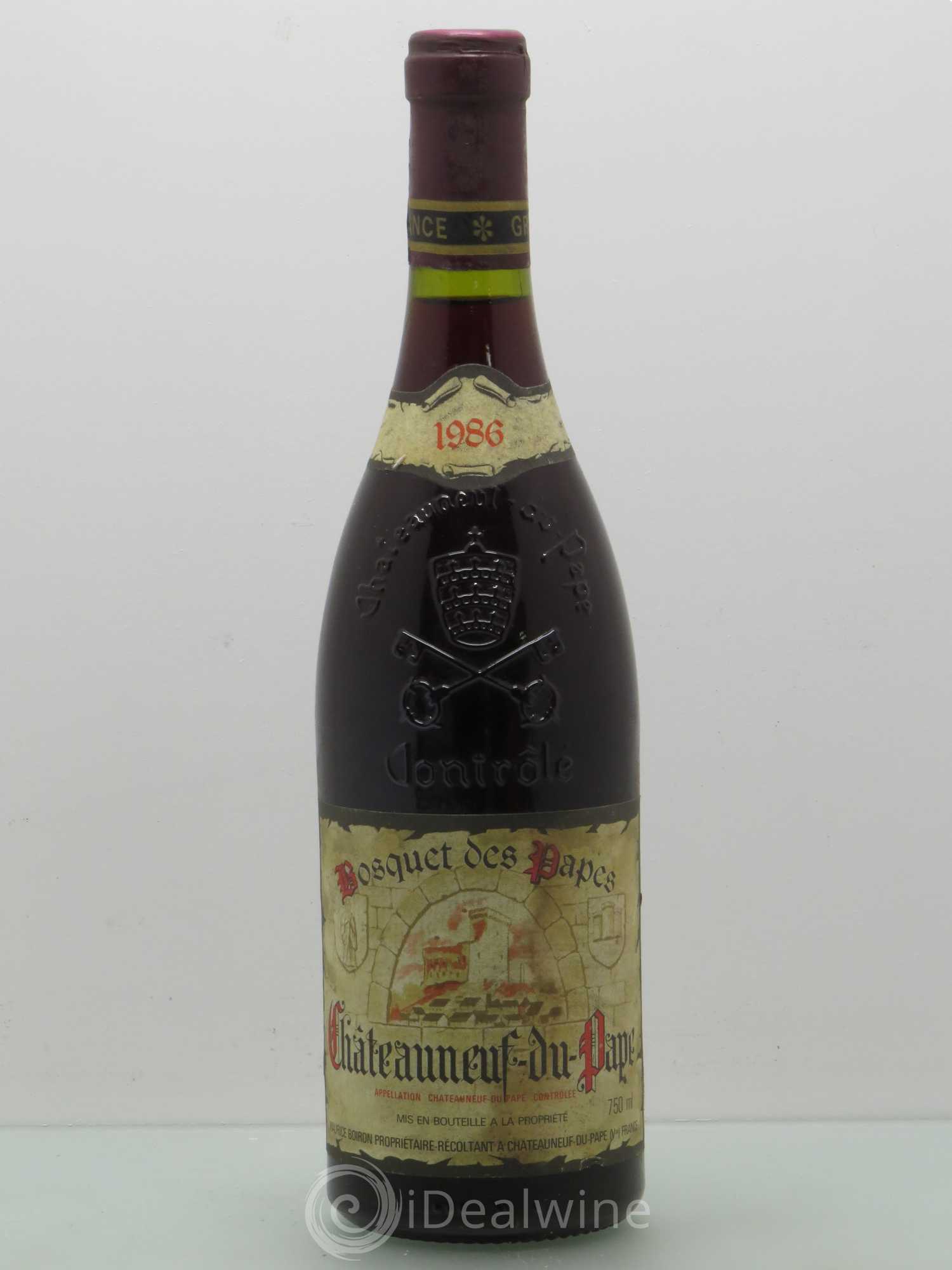 Châteauneuf-du-Pape Bosquet Des Papes Maurice Boiron 1986 - Posten von 1 Flasche - 0