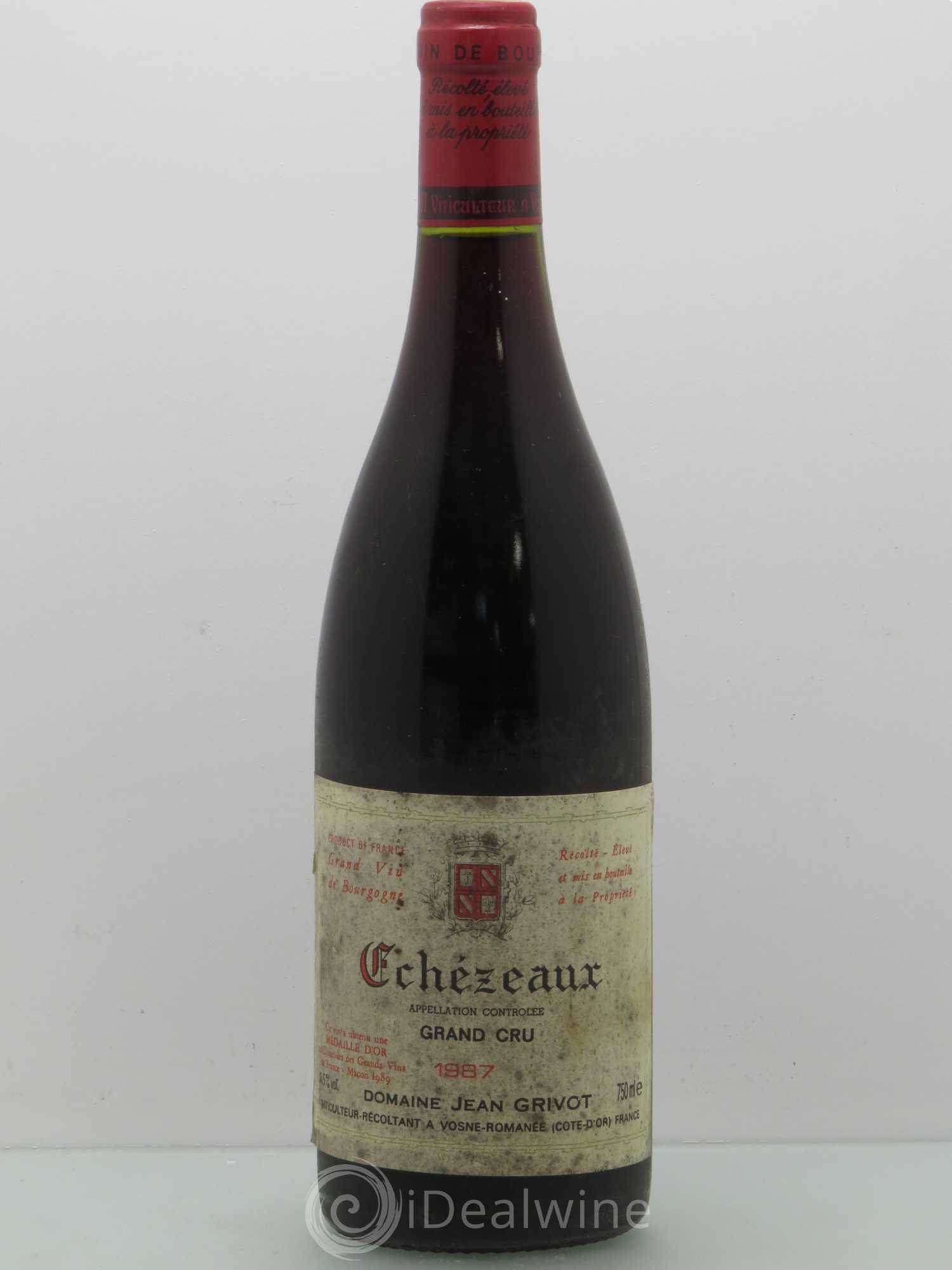 Echezeaux Grand Cru Jean Grivot 1987 - Lot de 1 bouteille - 0