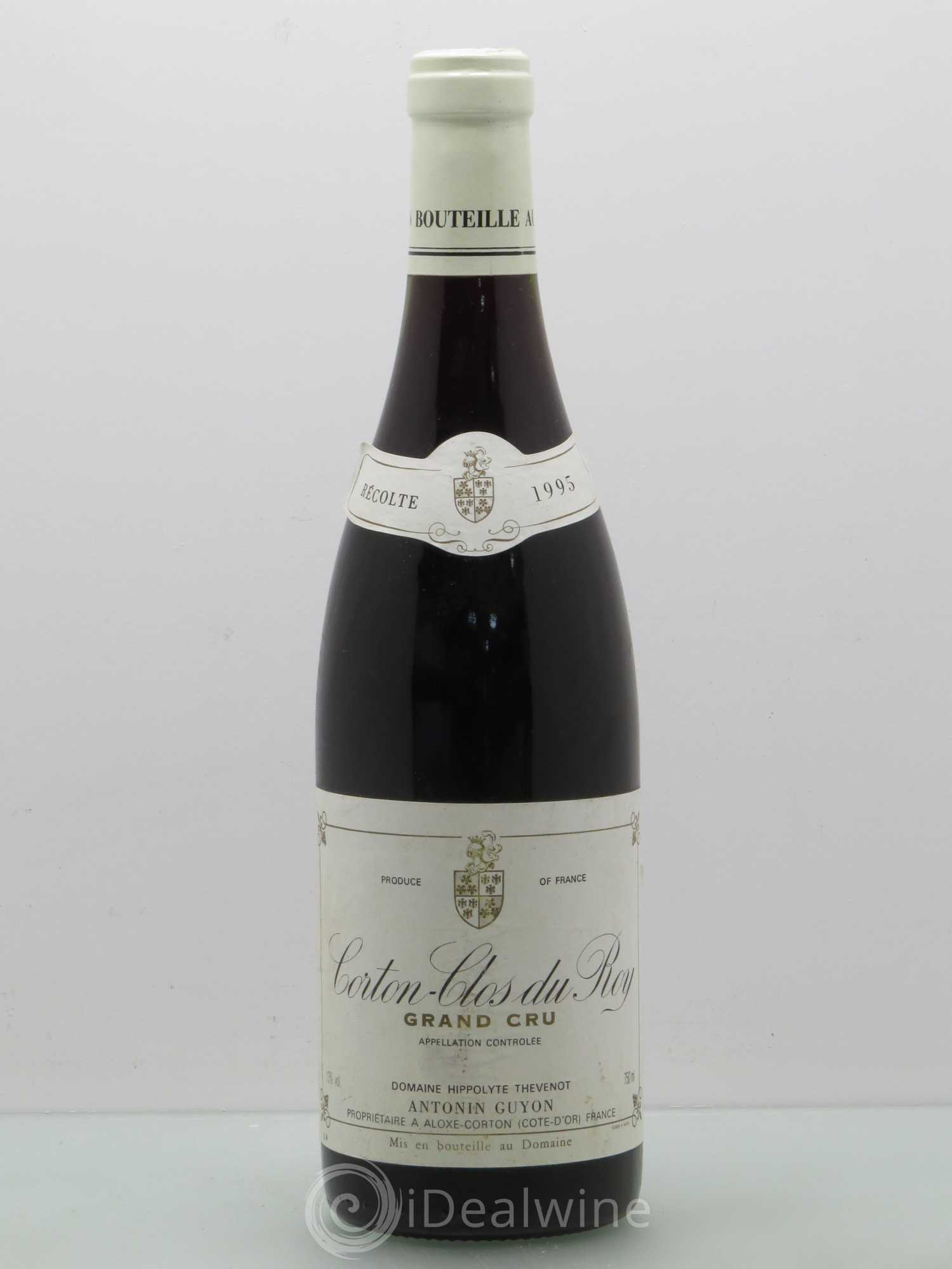 Corton Grand Cru Clos Du Roy Antonin Guyon 1995 - Posten von 1 Flasche - 0