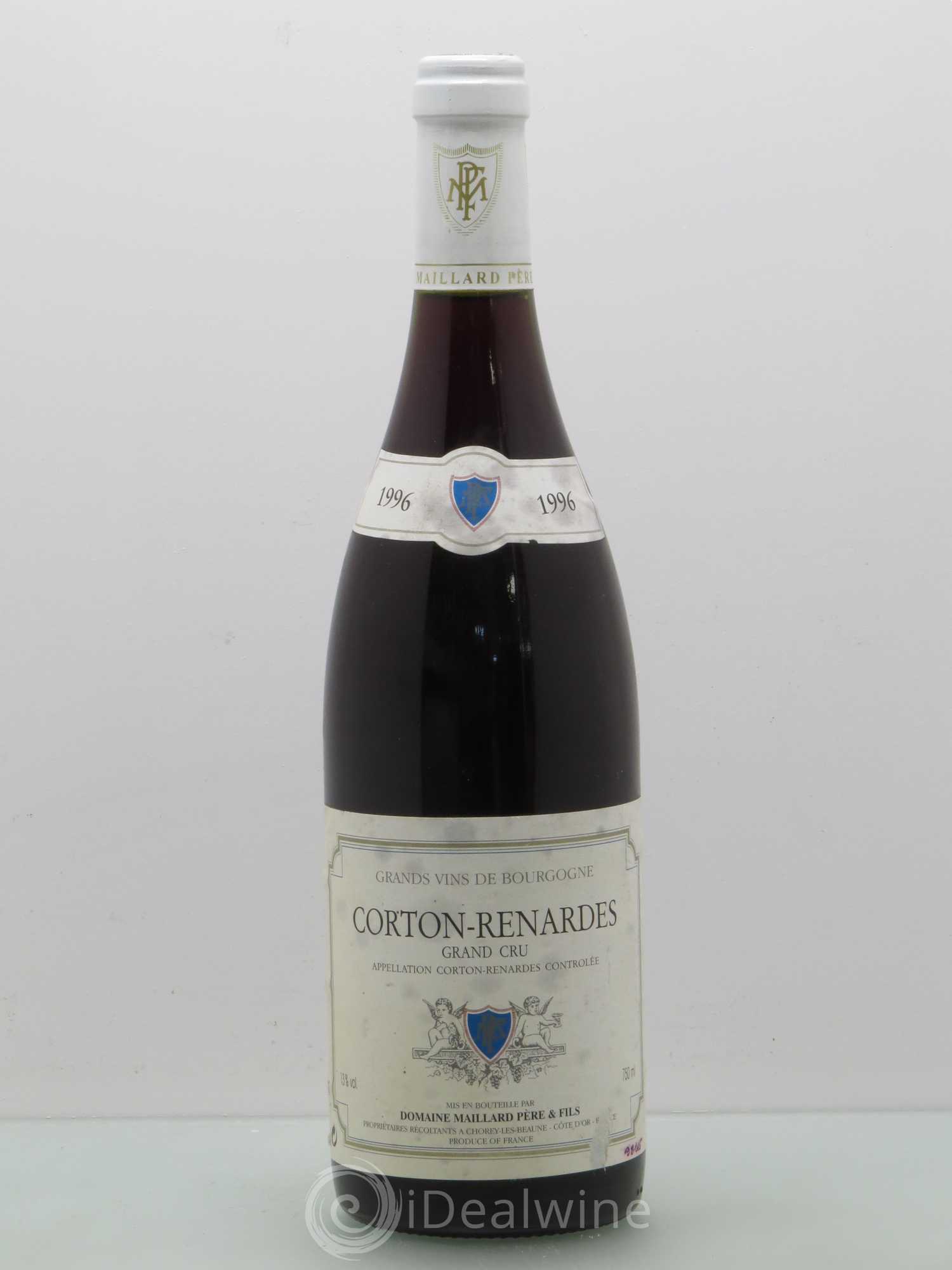 Corton Grand Cru Renardes Domaine Maillard 1996 - Posten von 1 Flasche - 0