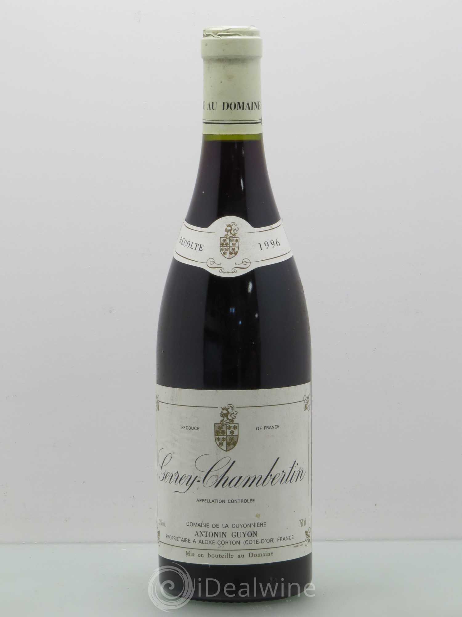 Gevrey-Chambertin Antonin Guyon 1996 - Lot de 1 bouteille - 0