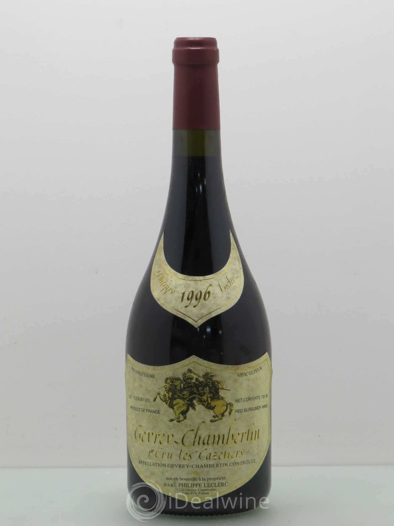 Gevrey-Chambertin 1er Cru Les Cazetiers Philippe Leclerc 1996 - Posten von 1 Flasche - 0