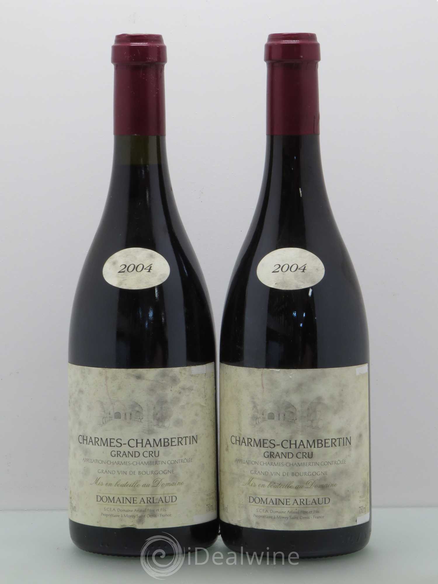 Charmes-Chambertin Grand Cru Domaine Arlot 2004 - Posten von 2 Flaschen - 0
