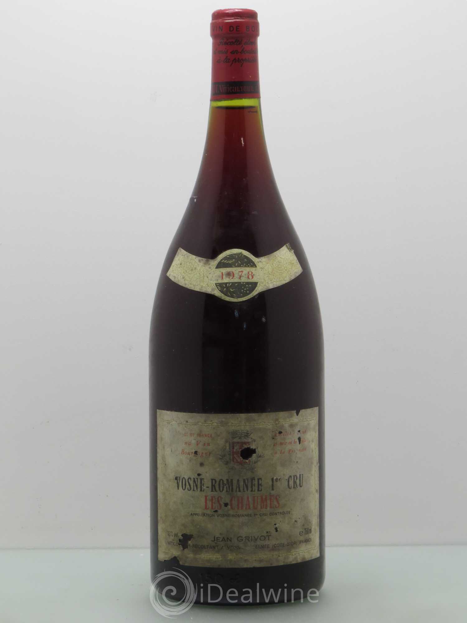 Vosne-Romanée 1er Cru Les Chaumes Jean Grivot 1978 - Posten von 1 Magnum - 0