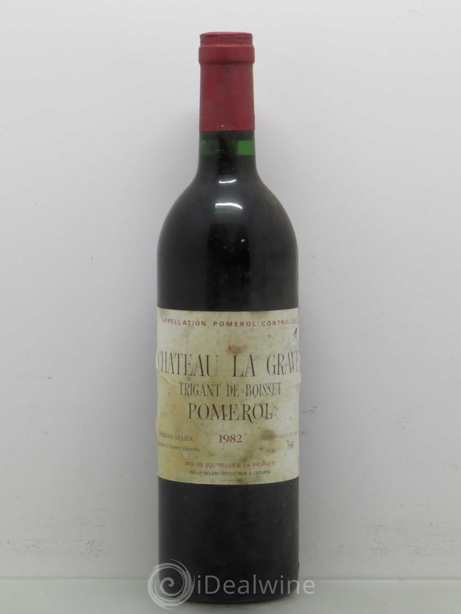 Château La Grave à Pomerol (Trigant de Boisset) 1982 - Lot de 1 bouteille - 0