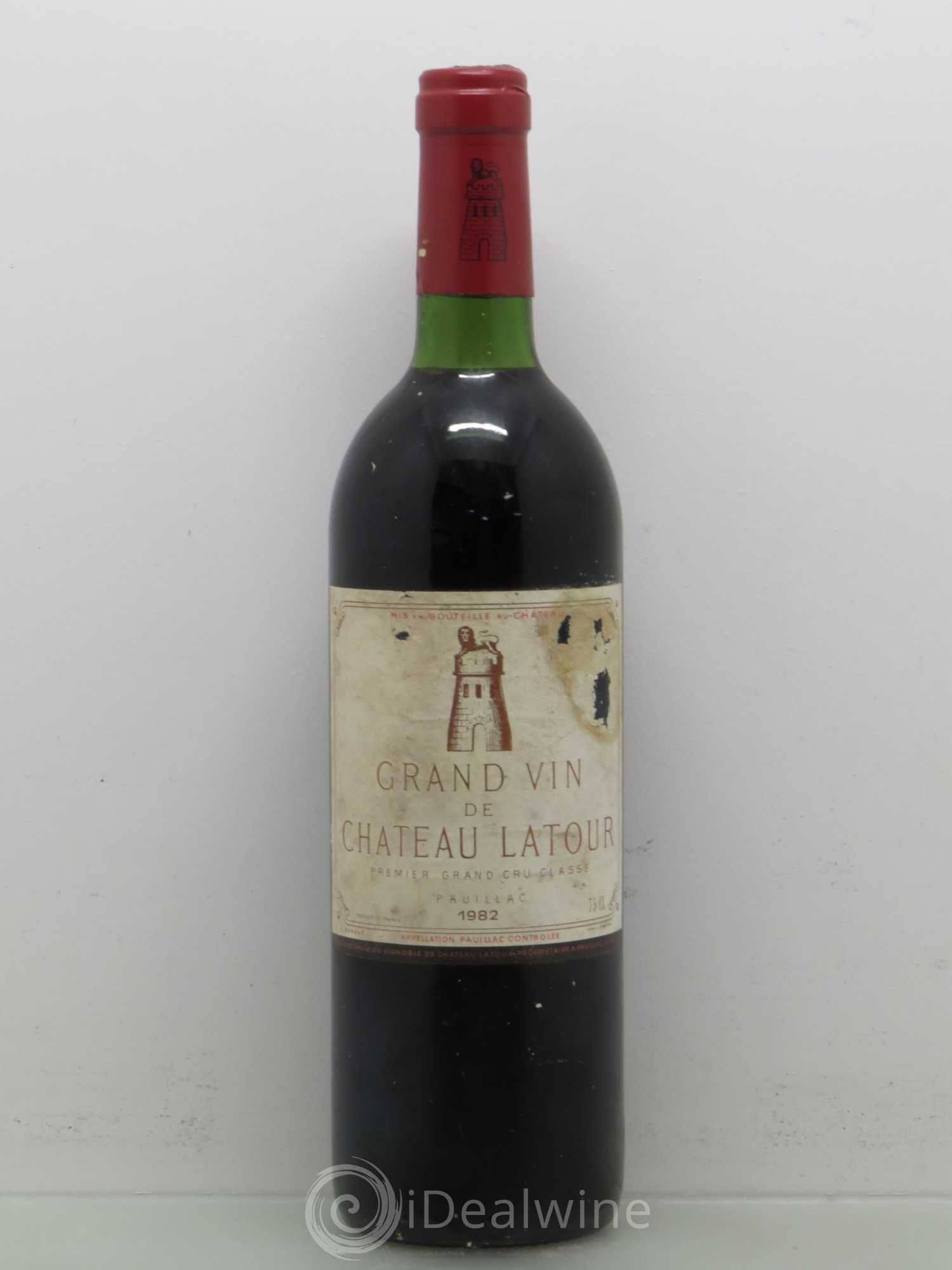 Château Latour 1er Grand Cru Classé 1982 - Lot de 1 bouteille - 0