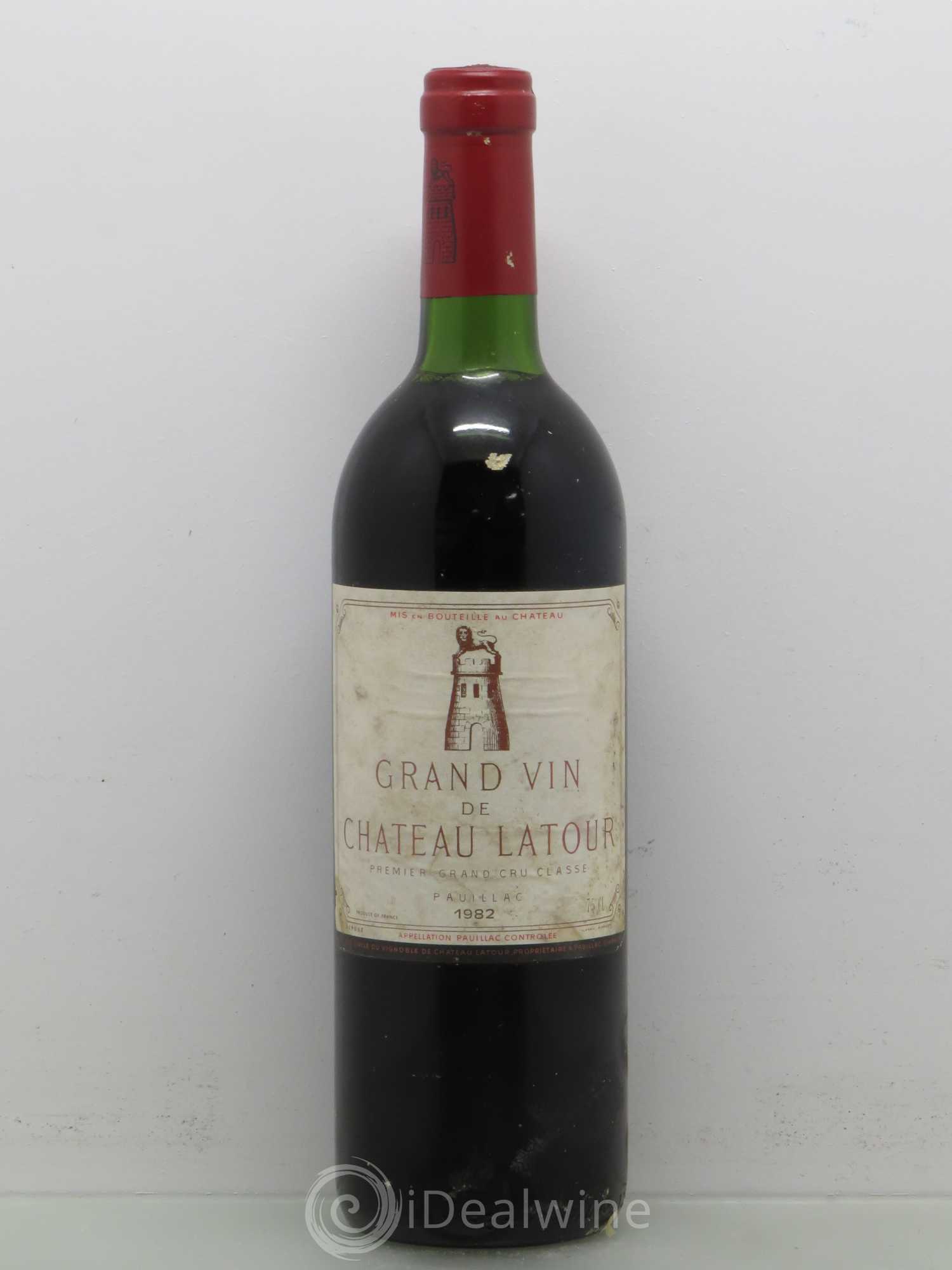 Château Latour 1er Grand Cru Classé 1982 - Lot de 1 bouteille - 0