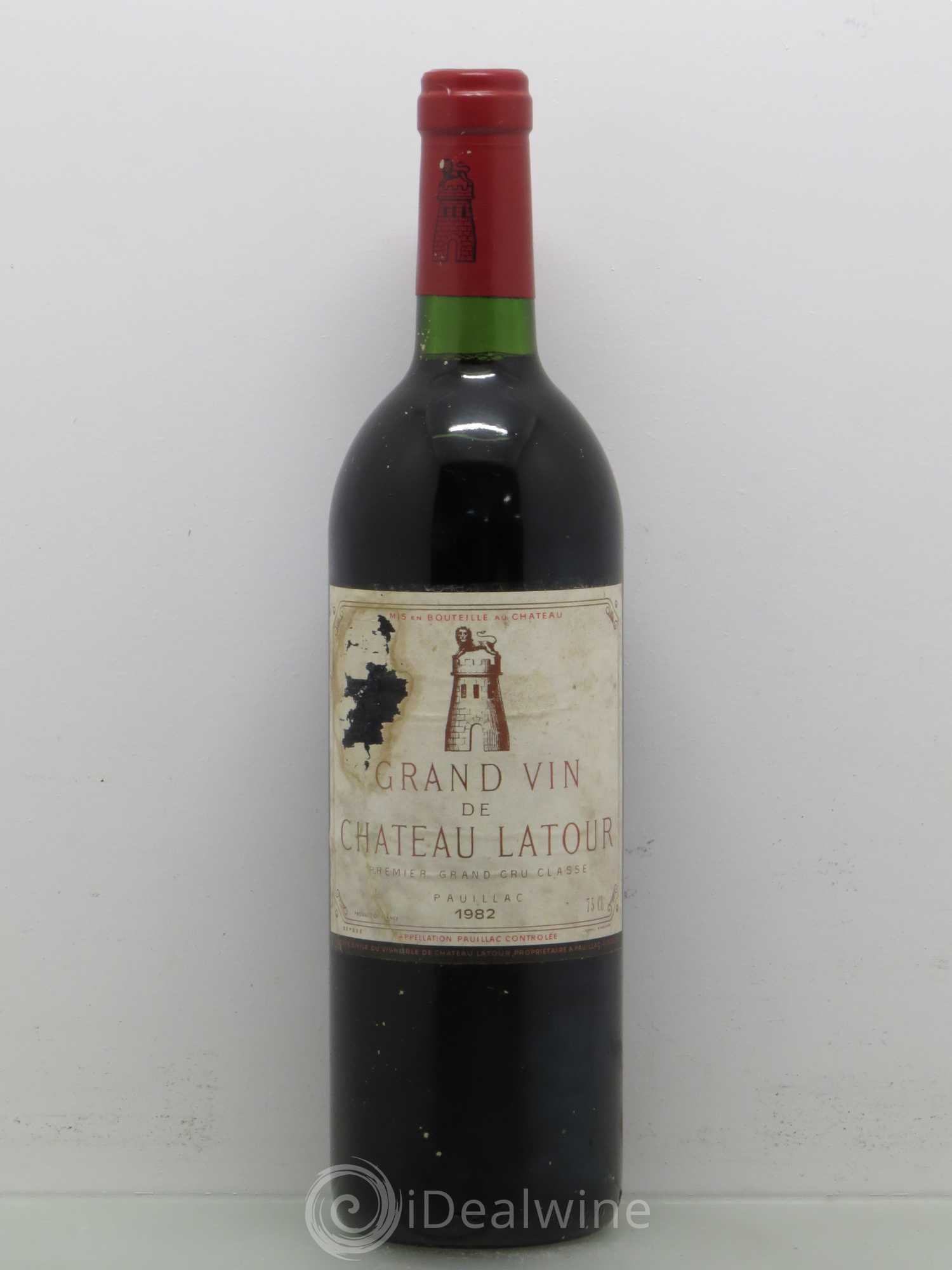 Château Latour 1er Grand Cru Classé 1982 - Lot de 1 bouteille - 0
