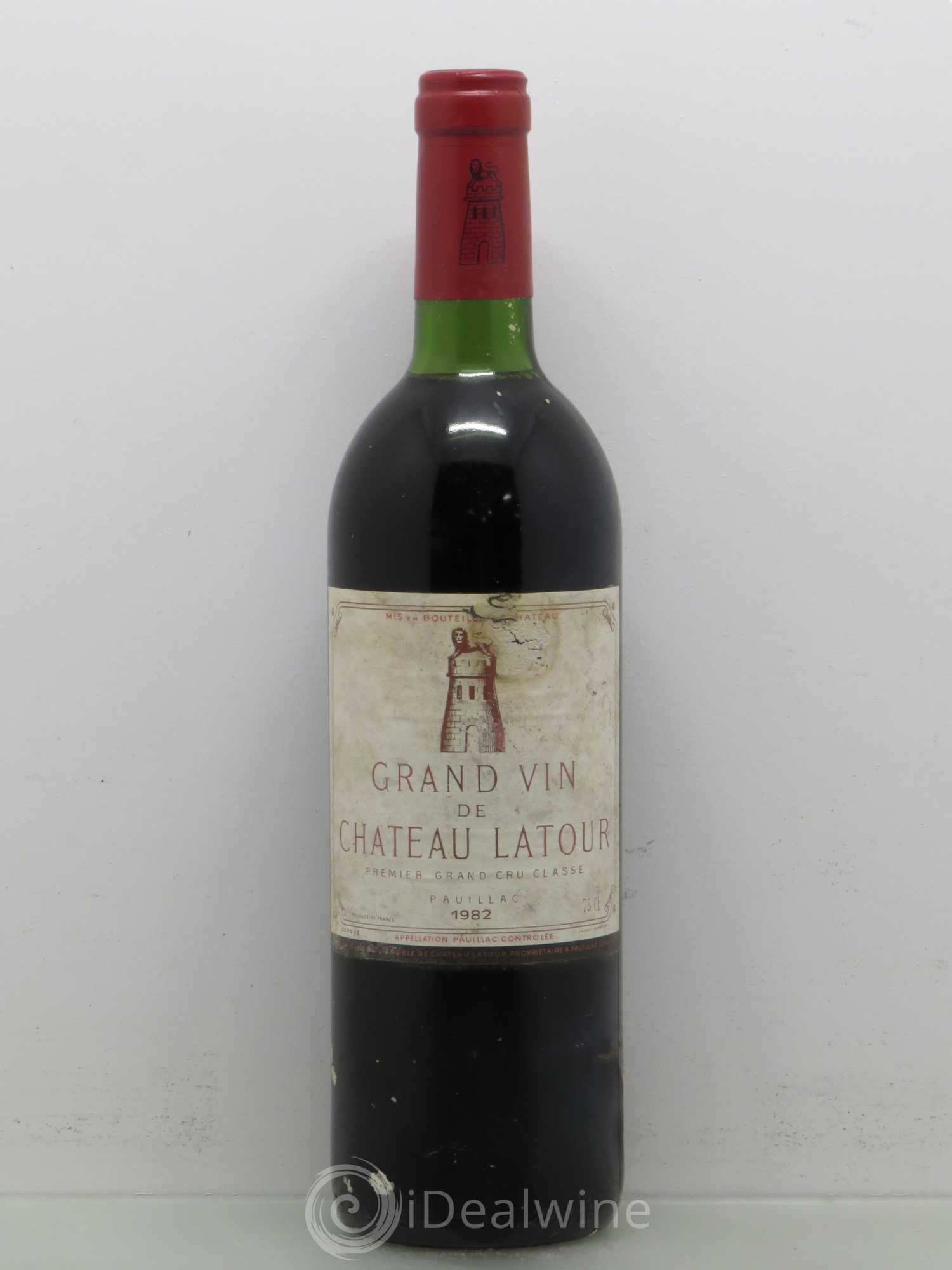 Château Latour 1er Grand Cru Classé 1982 - Lot de 1 bouteille - 0