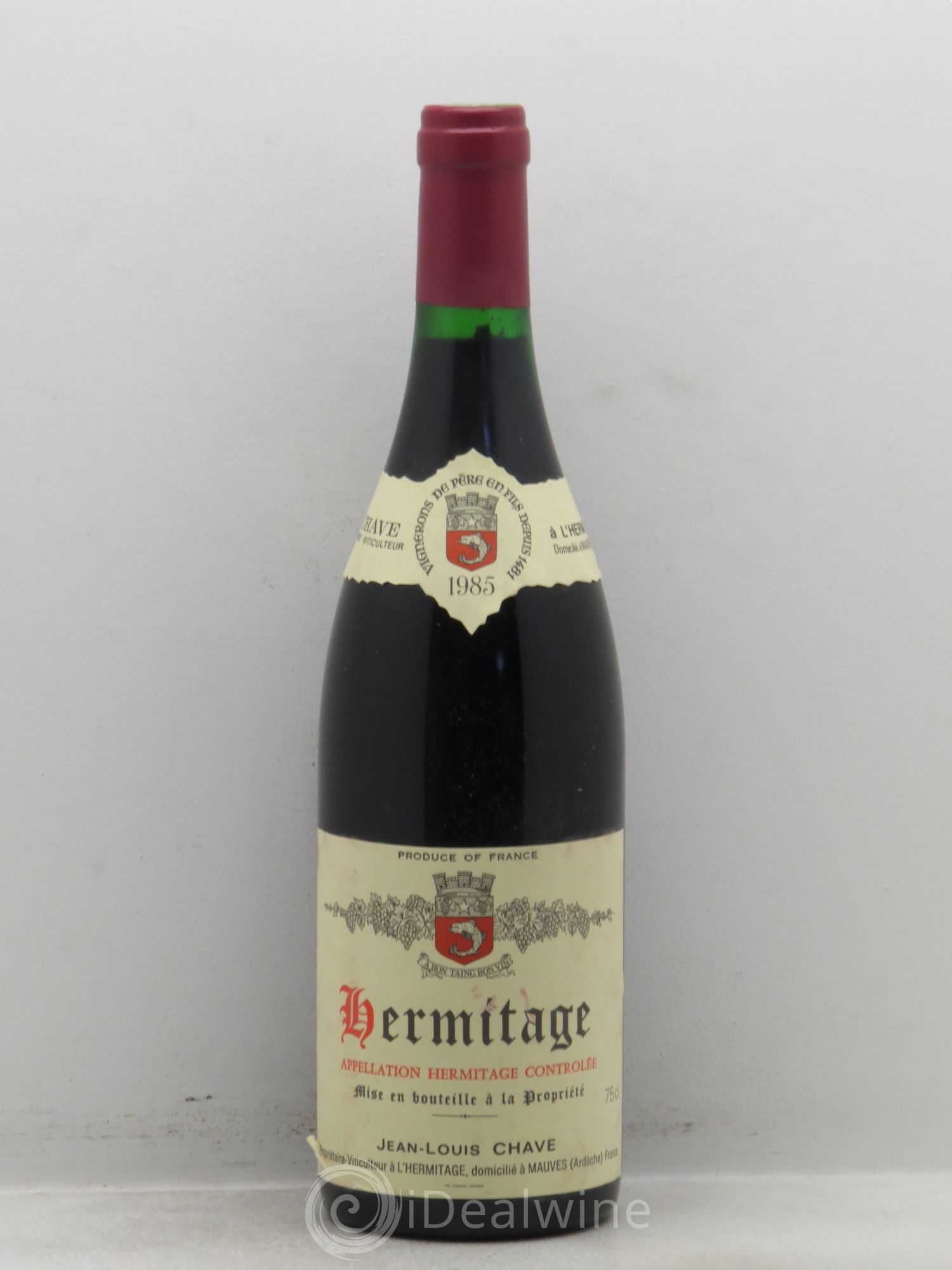 Hermitage Jean-Louis Chave 1985 - Lot de 1 bouteille - 0