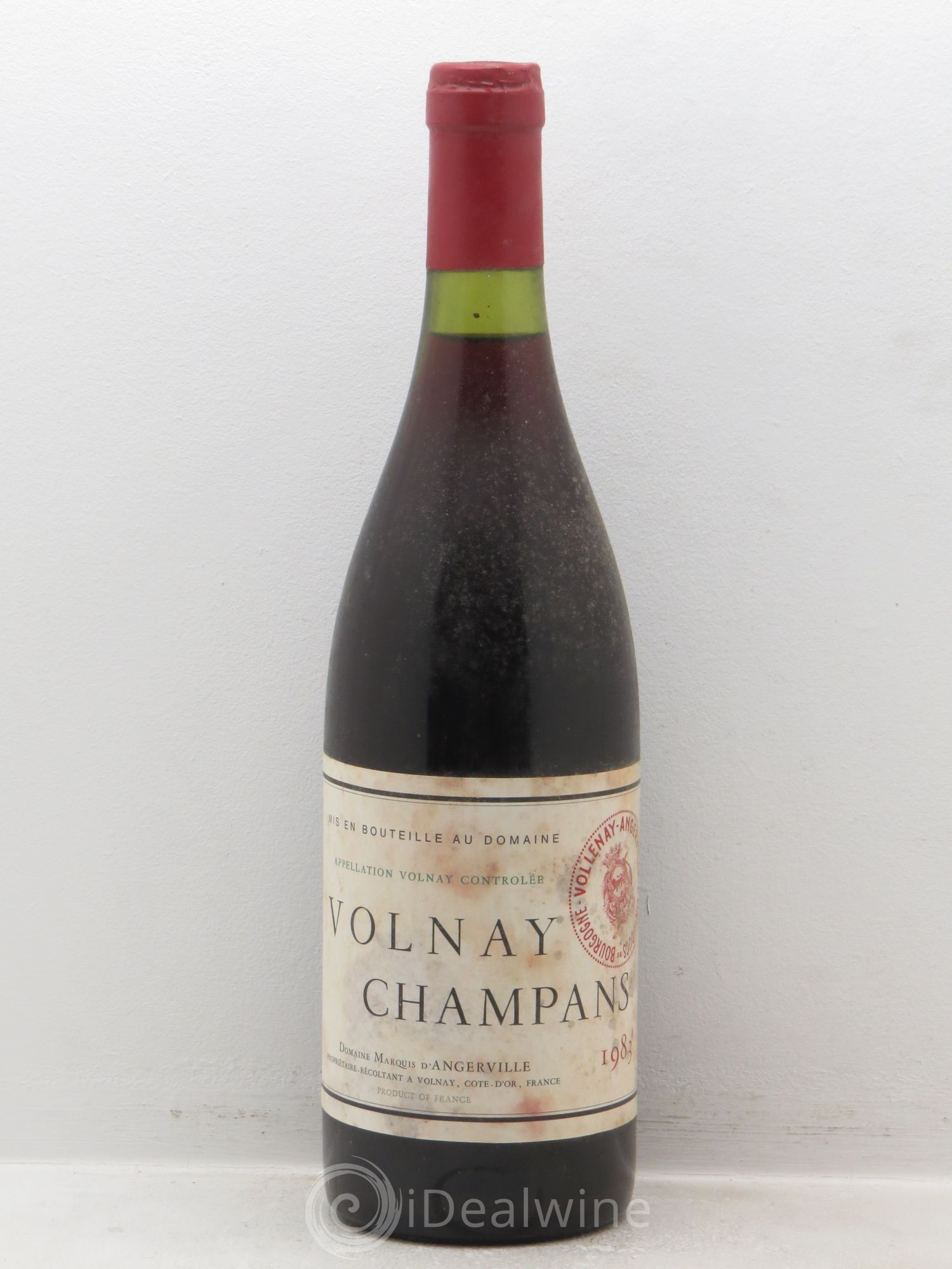 Volnay 1er Cru Champans Marquis d'Angerville (Domaine) 1983 - Lot de 1 bouteille - 0