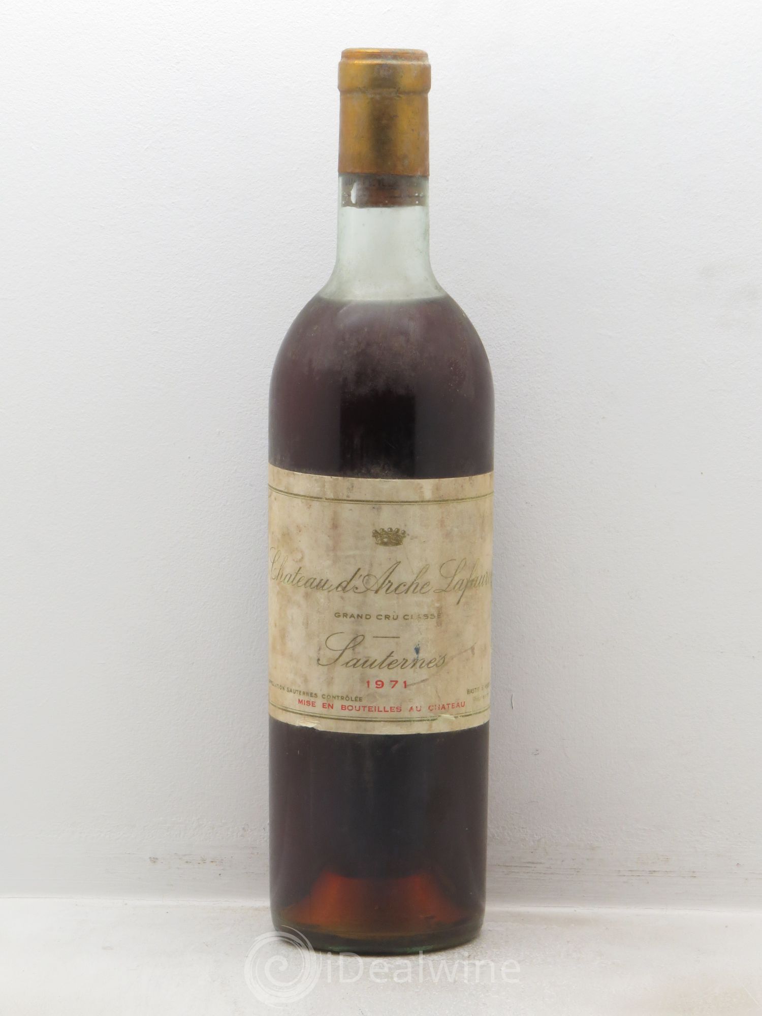 Sauternes Château Arche Lafaurie 1971 - Lotto di 1 bottiglia - 0