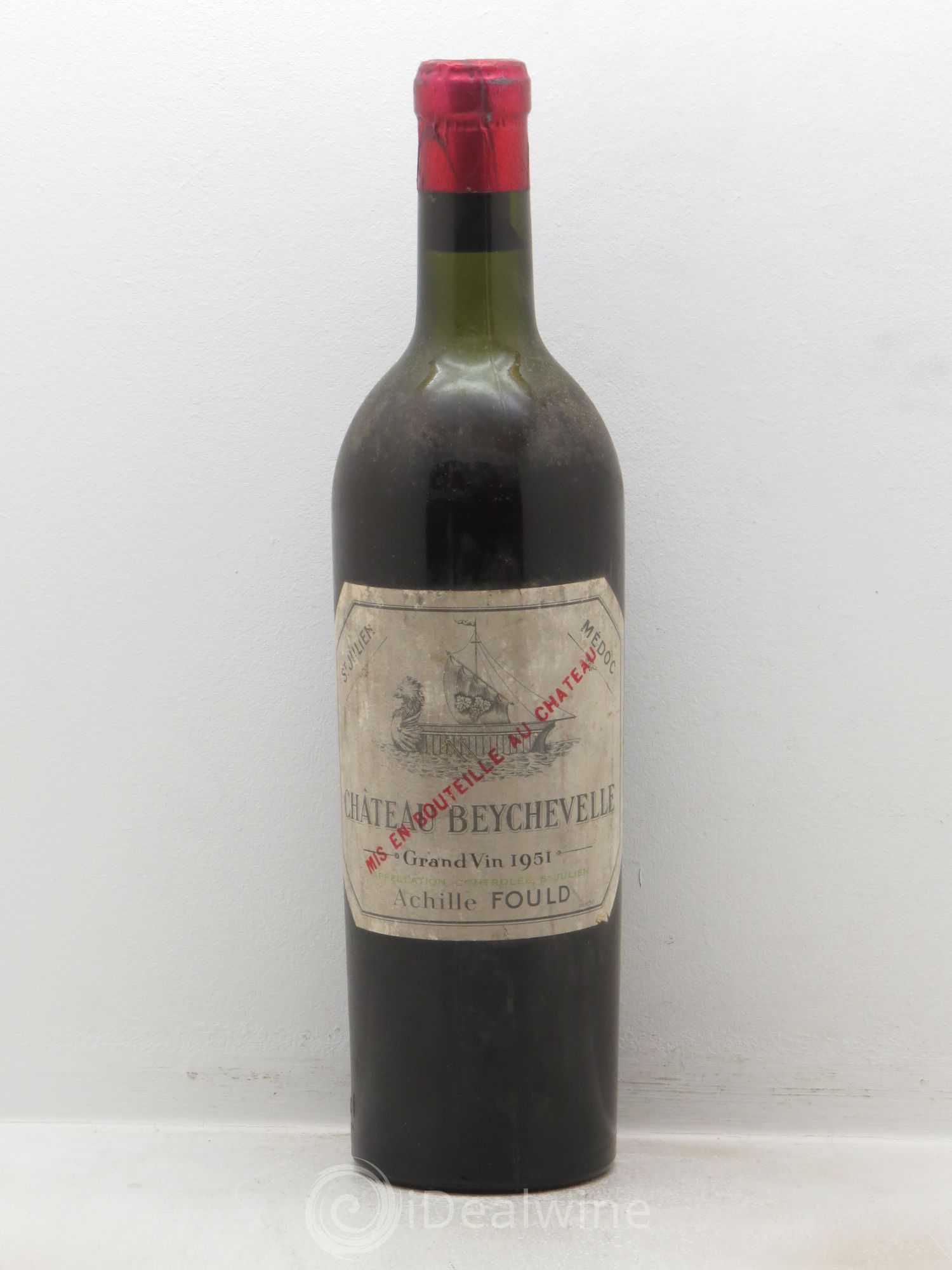 Château Beychevelle 4ème Grand Cru Classé 1951 - Lot de 1 bouteille - 0