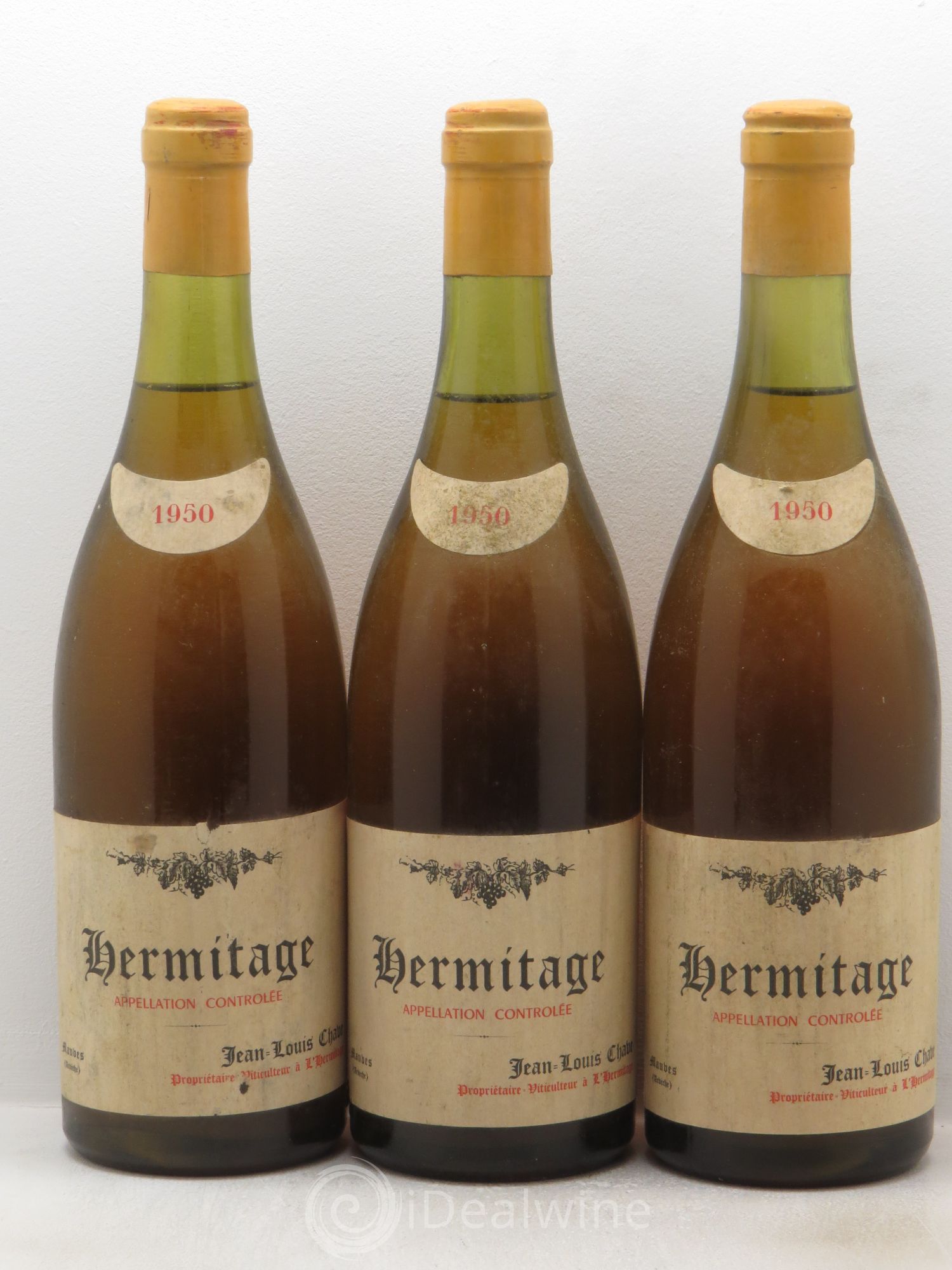 Hermitage Jean-Louis Chave 1950 - Lot de 3 bouteilles - 0