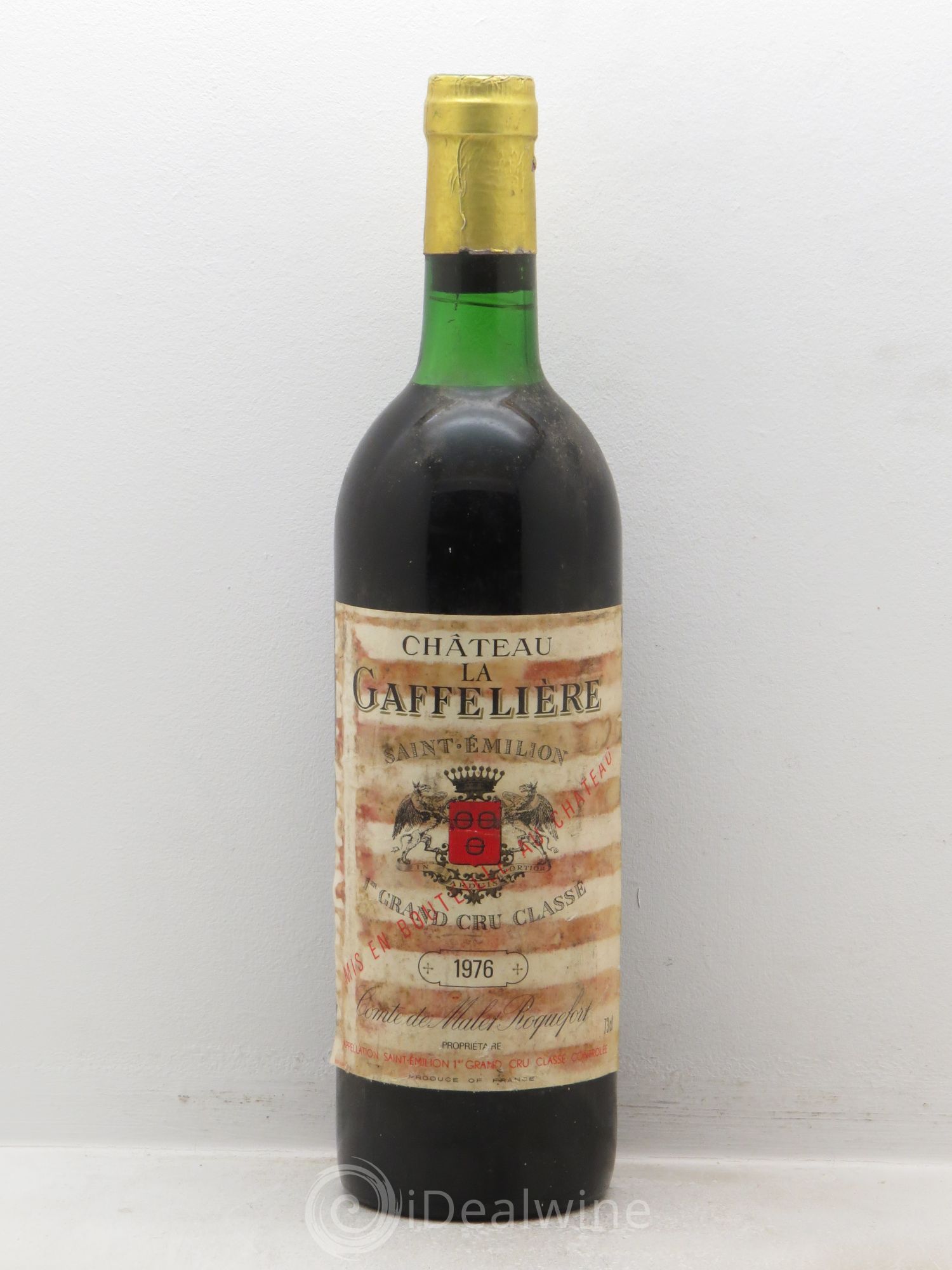 Château la Gaffelière 1er Grand Cru Classé B 1976 - Lot de 1 bouteille - 0