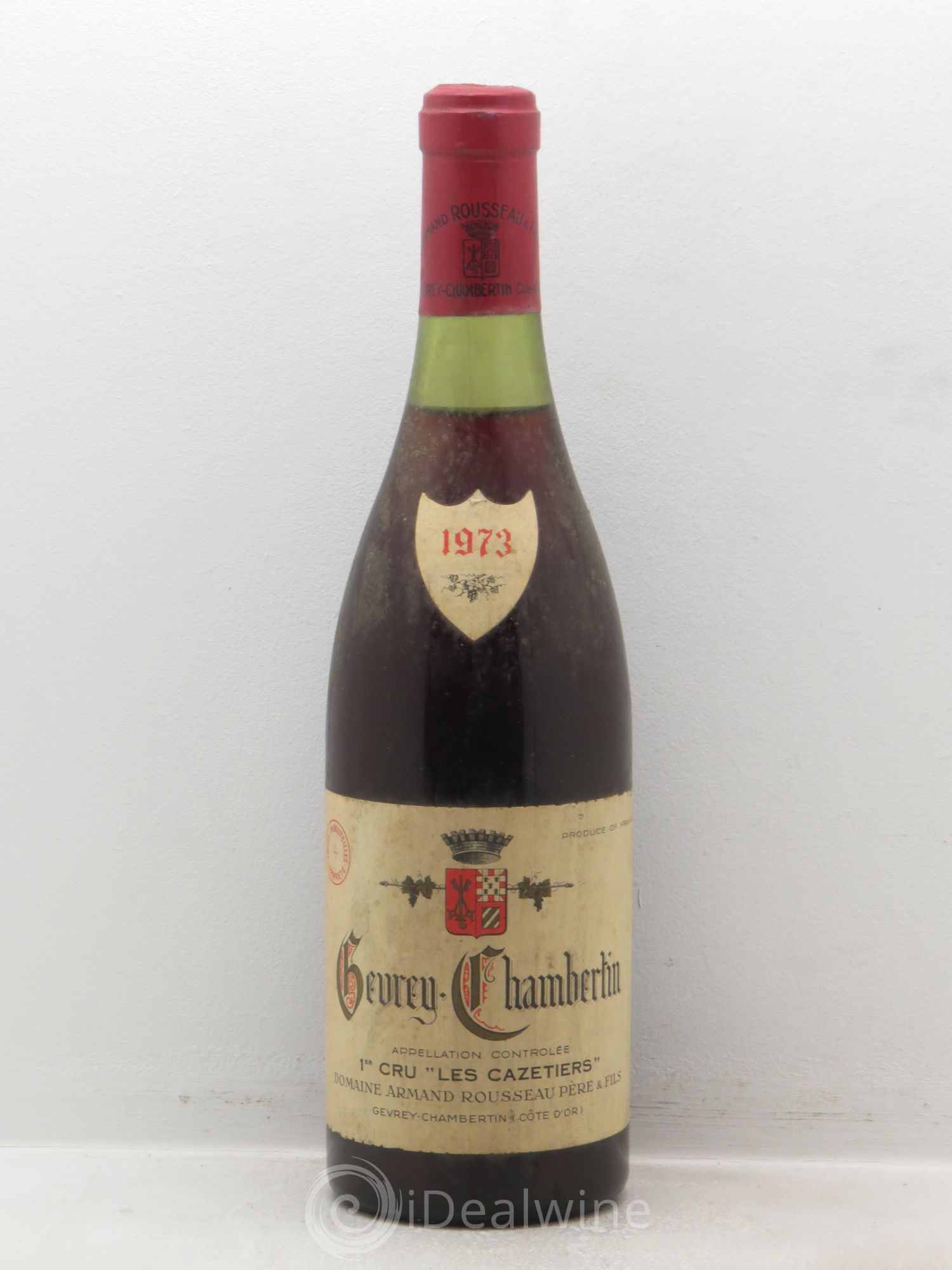 Gevrey-Chambertin 1er Cru Les Cazetiers Armand Rousseau (Domaine) 1973 - Lot de 1 bouteille - 0