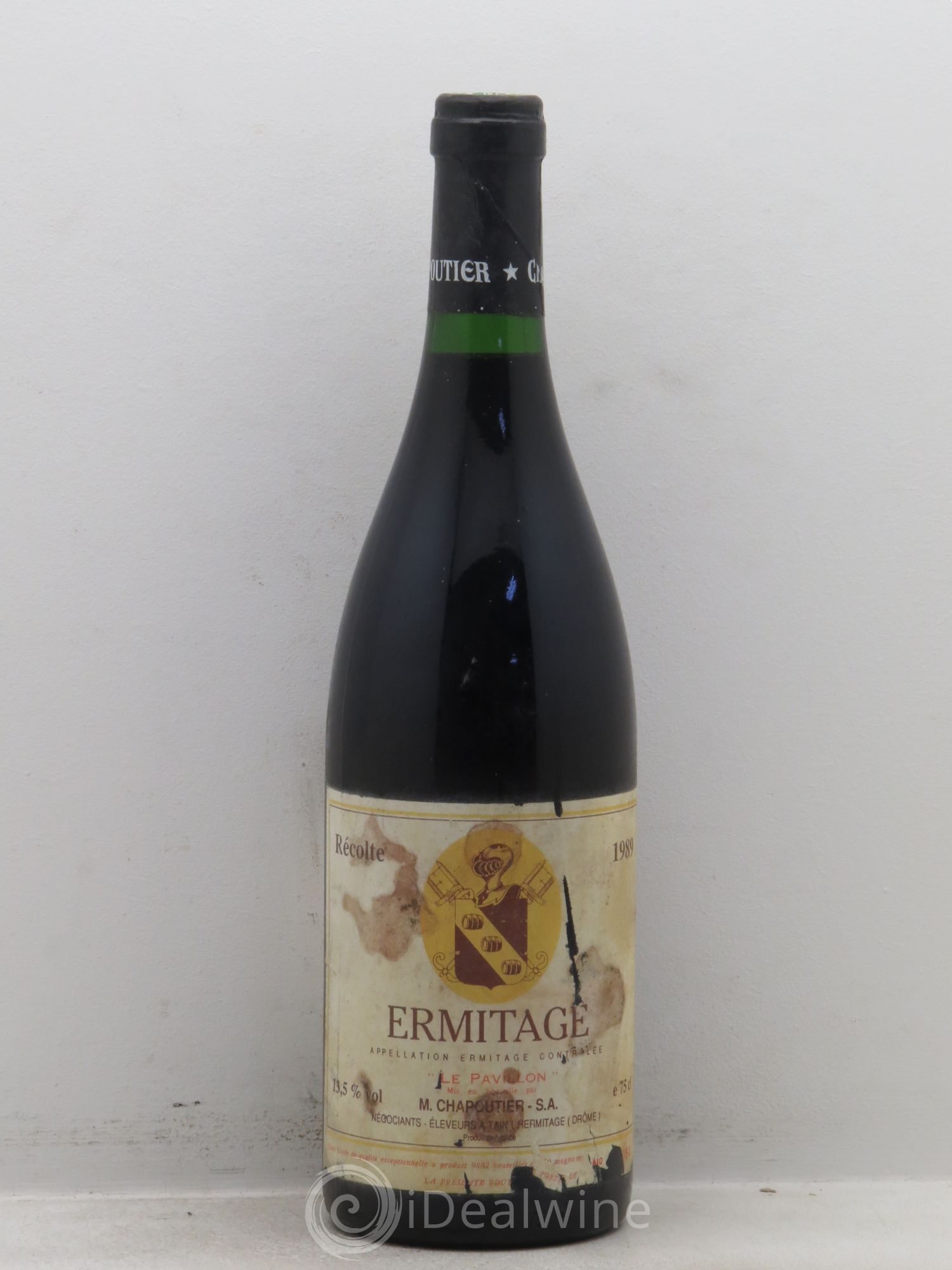 Hermitage Ermitage Le Pavillon Chapoutier 1989 - Lot de 1 bouteille - 0