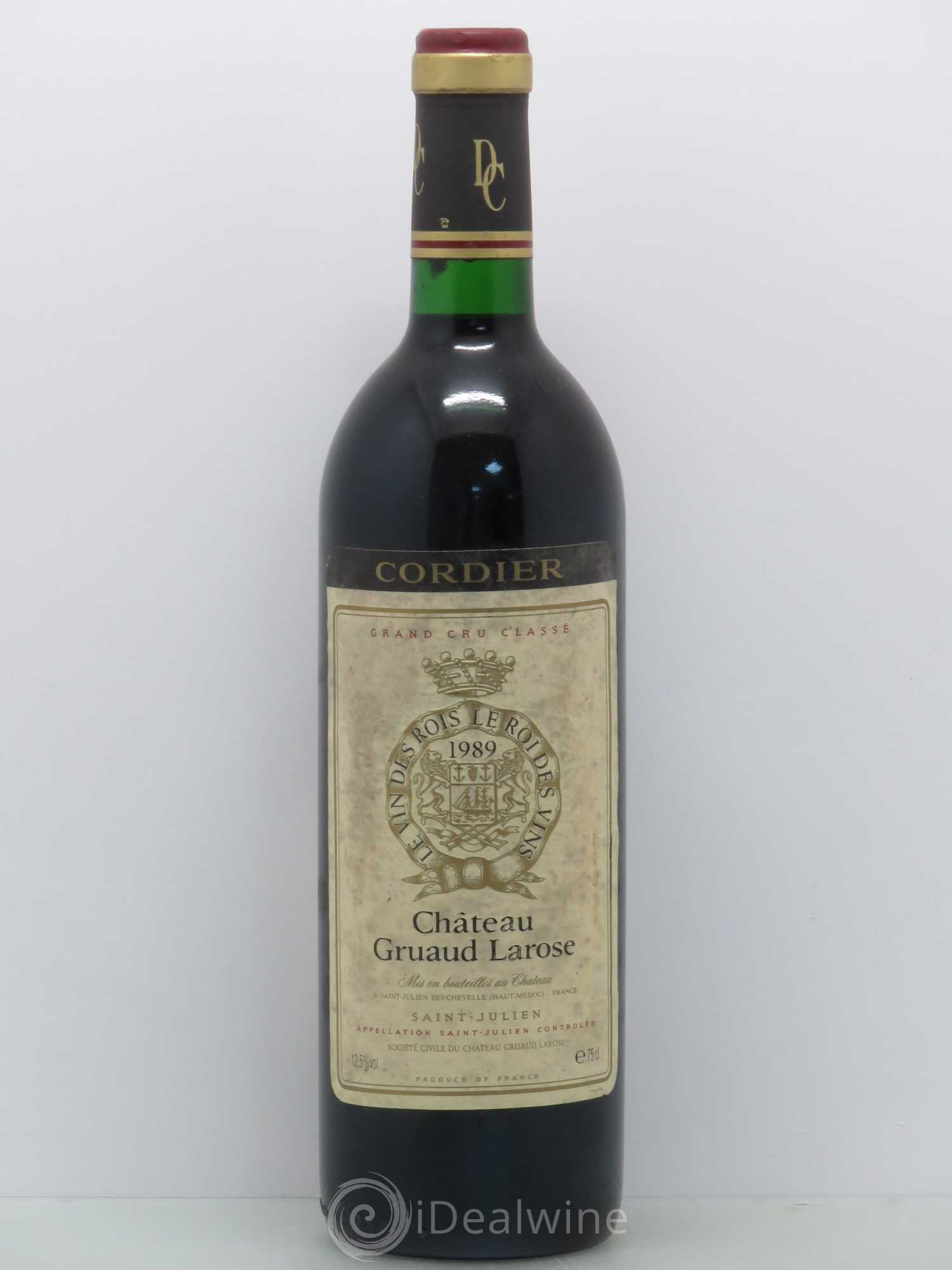Château Gruaud Larose 2ème Grand Cru Classé 1989 - Lot de 1 bouteille - 0