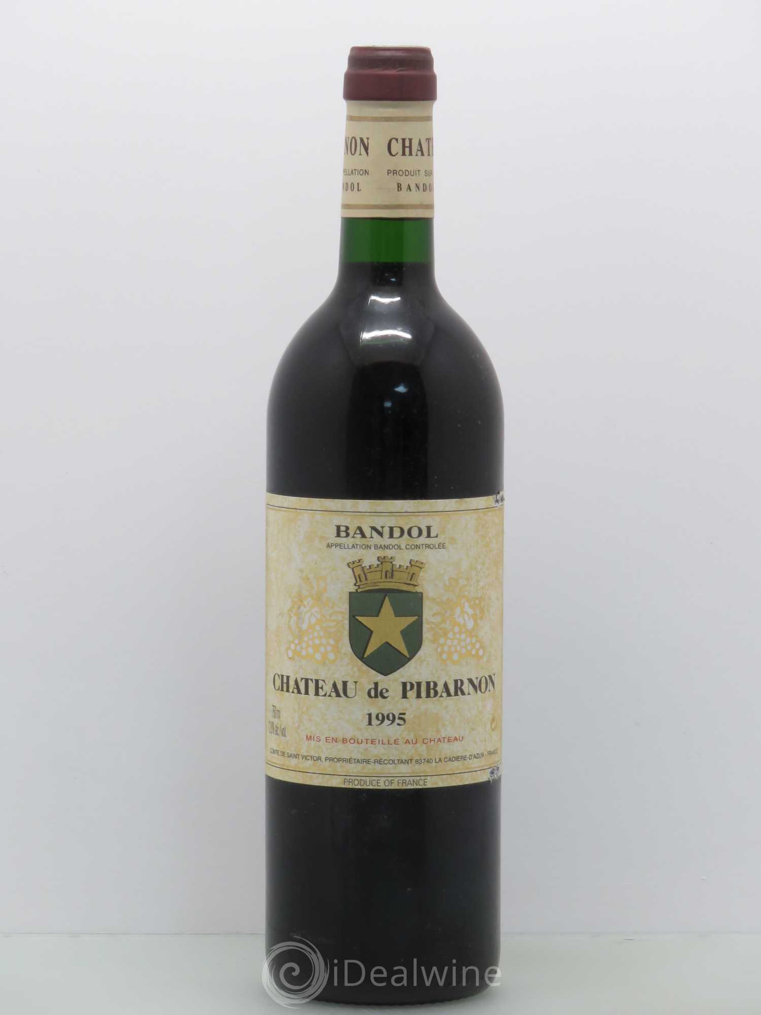 Bandol Château de Pibarnon Comte de Saint-Victor 1995 - Lot de 1 bouteille - 0