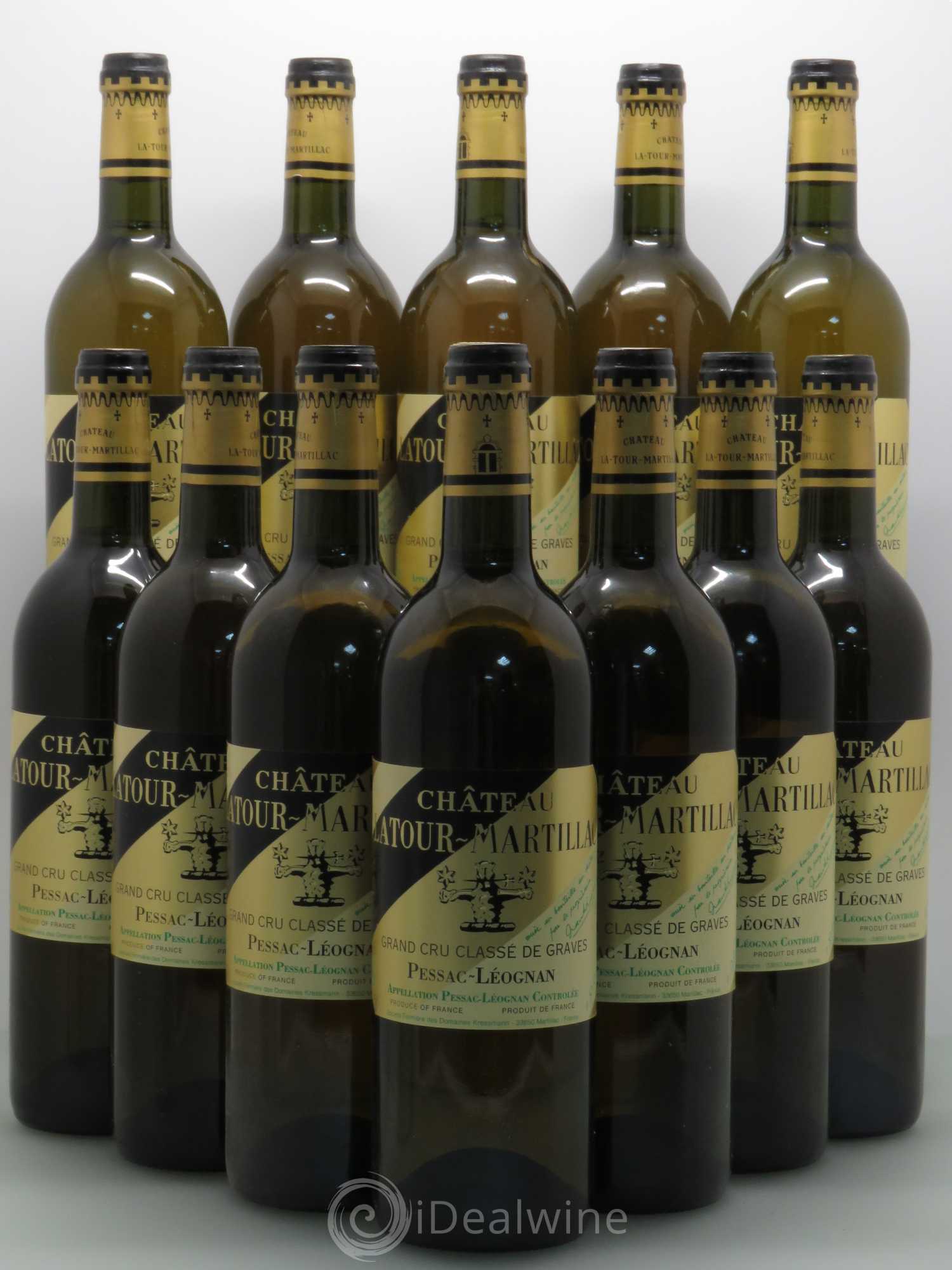 Château Latour-Martillac Cru Classé de Graves 1996 - Lot de 12 bouteilles - 0