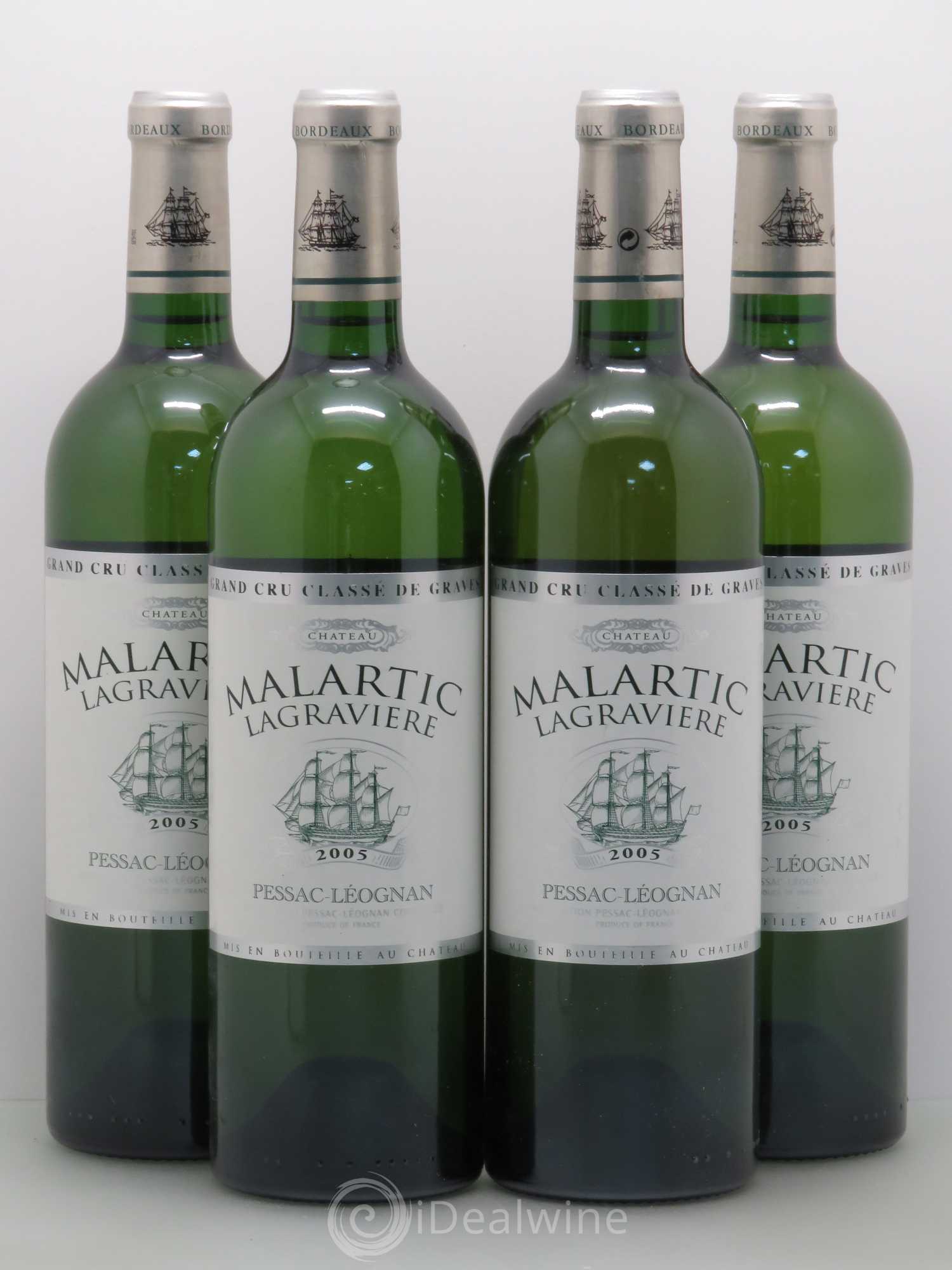 Château Malartic-Lagravière Cru Classé de Graves 2005 - Lot de 4 bouteilles - 0