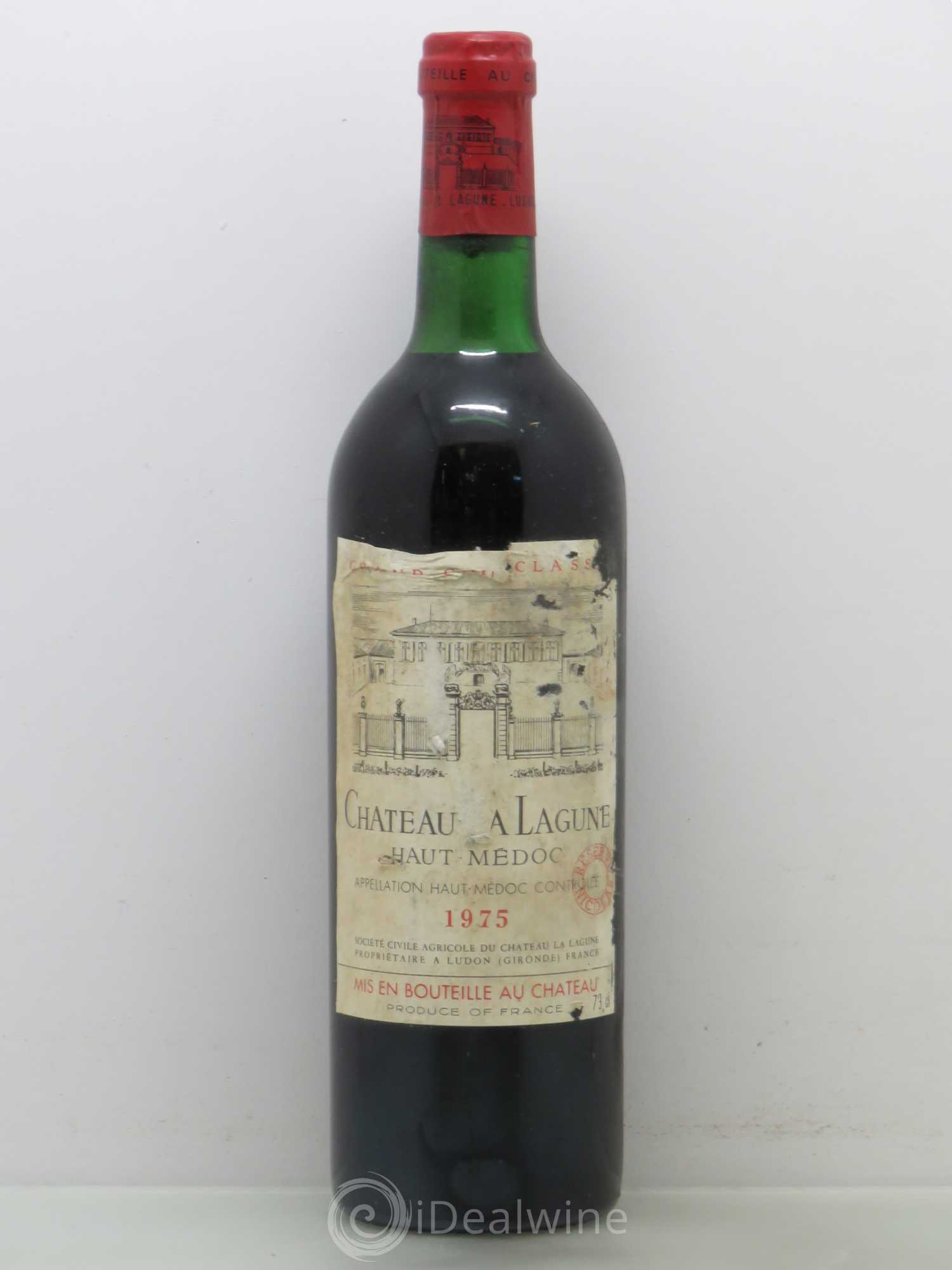 Château la Lagune 3ème Grand Cru Classé 1975 - Lot de 1 bouteille - 0