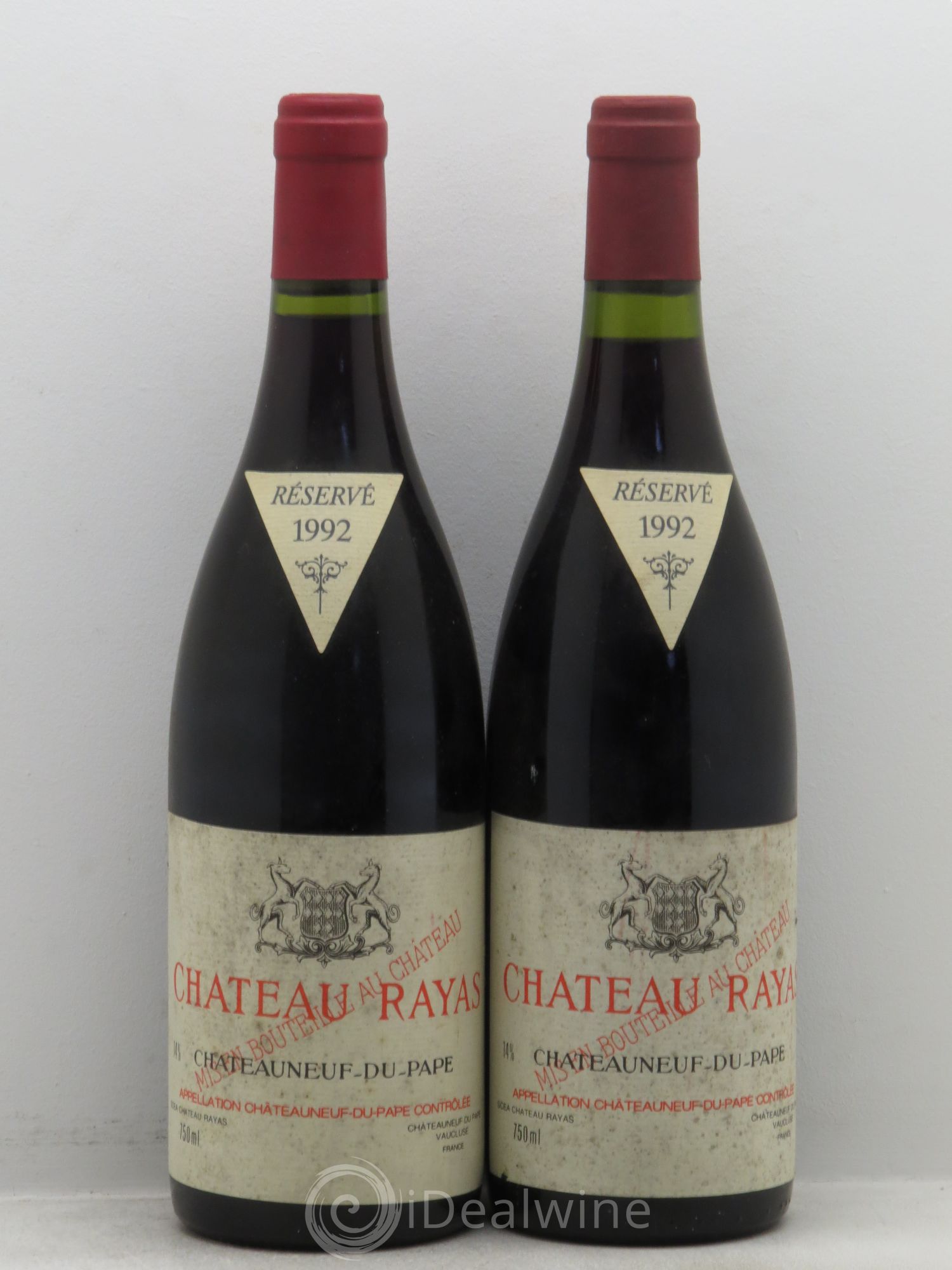 Châteauneuf-du-Pape Château Rayas Emmanuel Reynaud 1992 - Lot de 2 bouteilles - 0