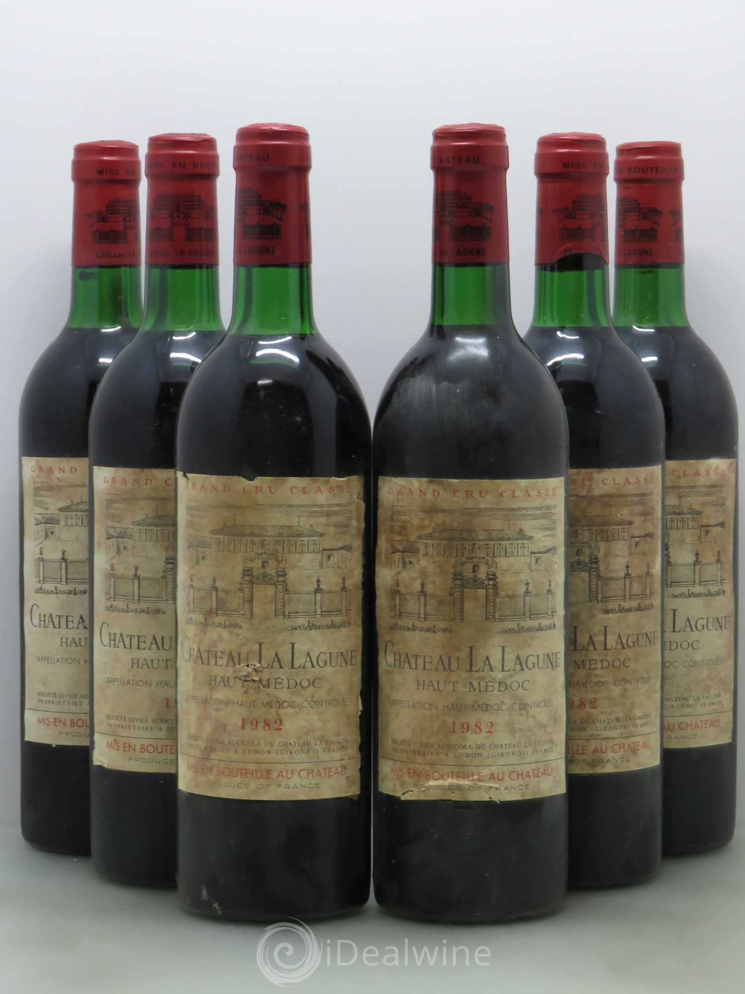 Château la Lagune 3ème Grand Cru Classé 1982 - Lot de 6 bouteilles - 0