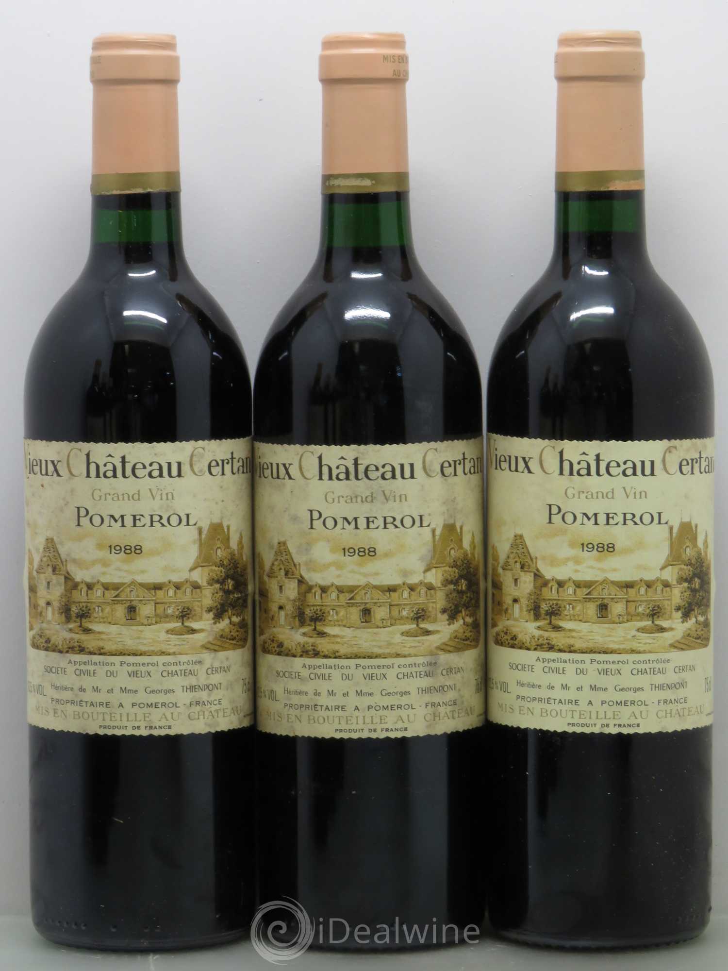 Vieux Château Certan 1988 - Lot de 6 bouteilles - 1