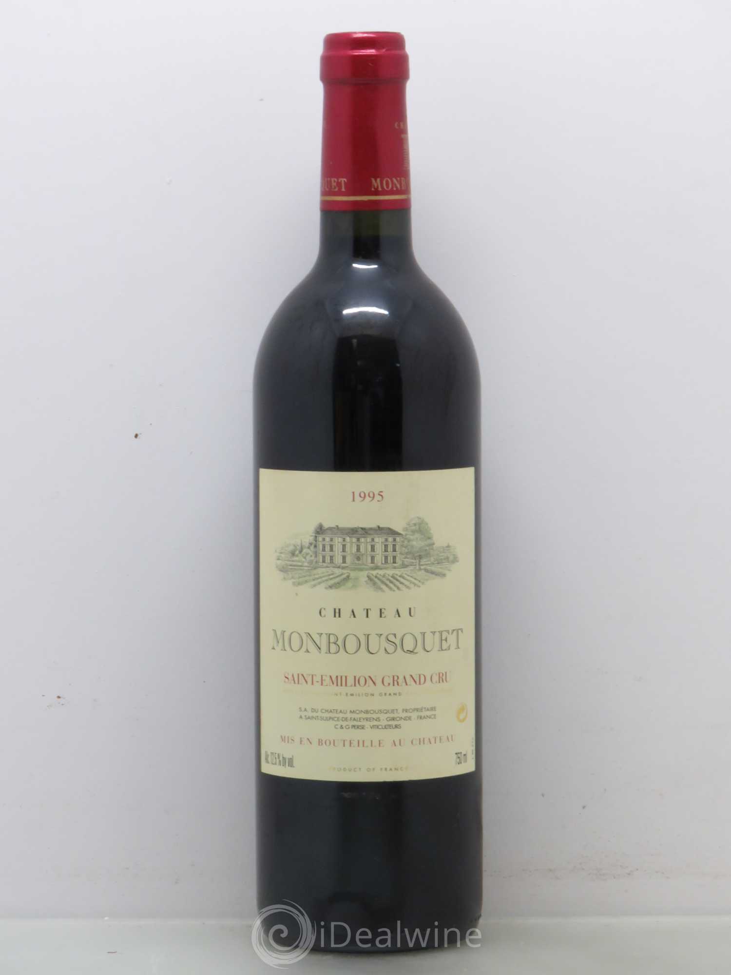 Château Monbousquet Grand Cru Classé 1995 - Lot de 1 bouteille - 0