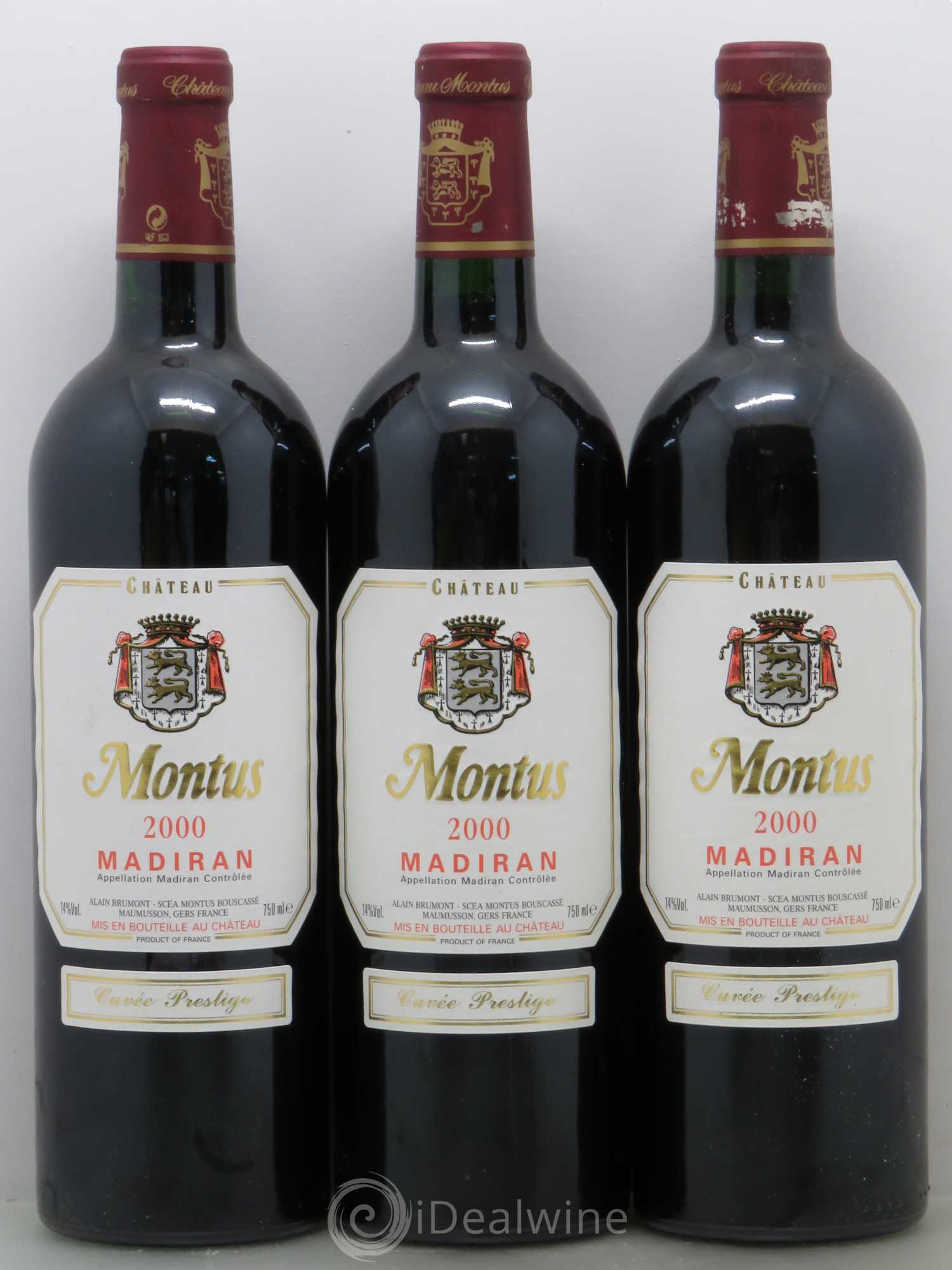 Madiran Château Montus-Prestige Alain Brumont 2000 - Lot de 6 bouteilles - 2