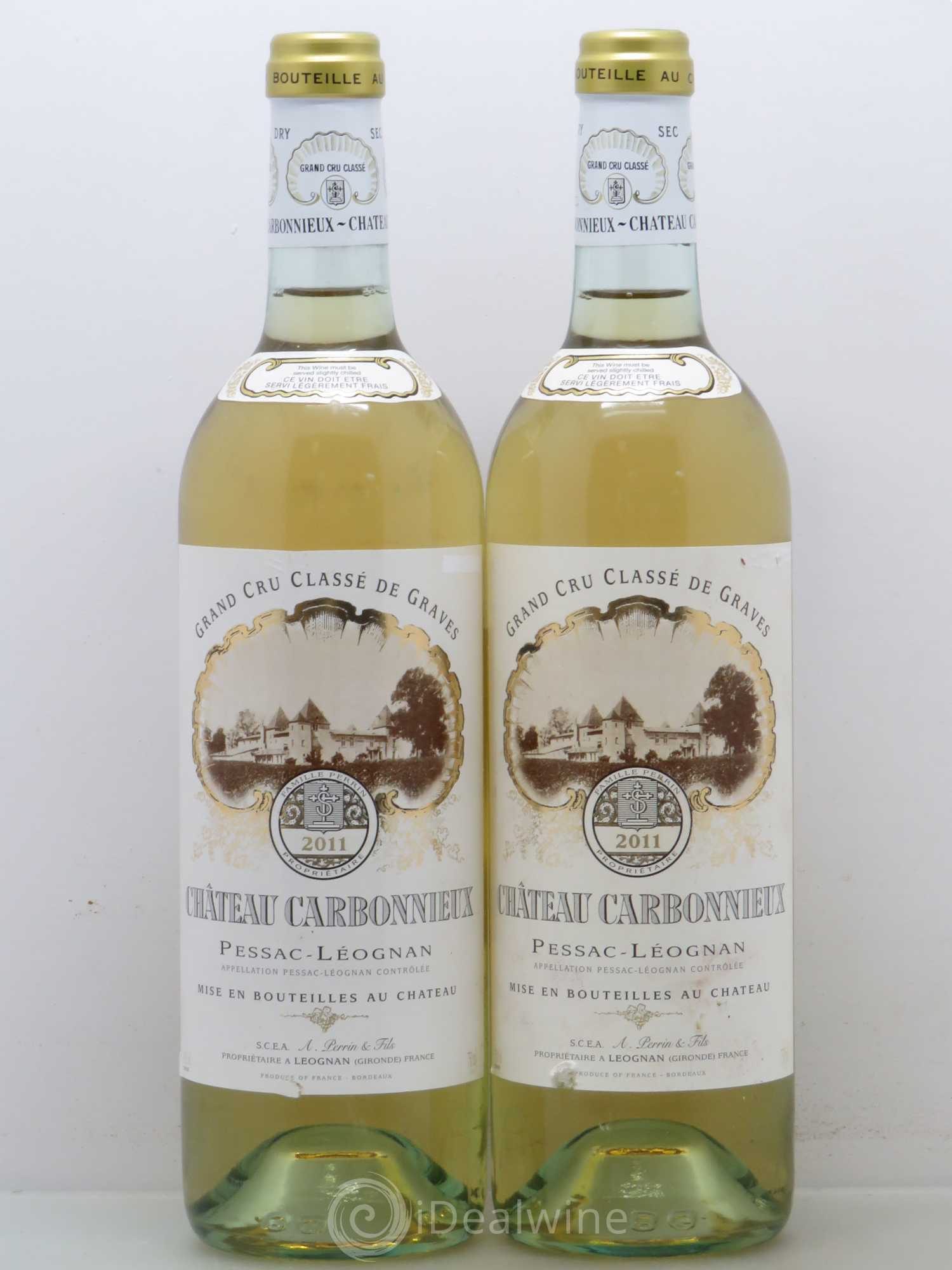 Château Carbonnieux Cru Classé de Graves 2011 - Lot de 2 bouteilles - 0