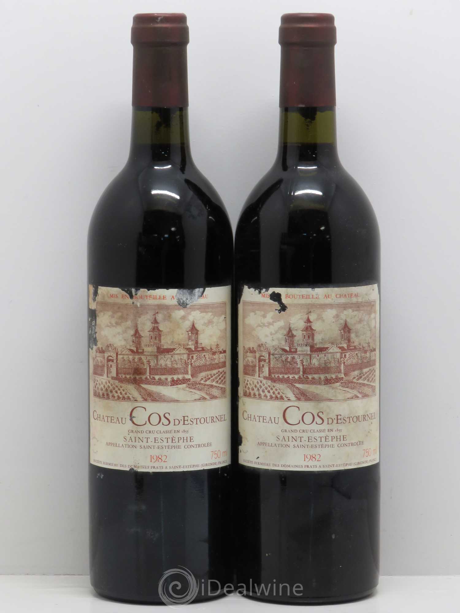 Cos d'Estournel 2ème Grand Cru Classé 1982 - Lot de 2 bouteilles - 0