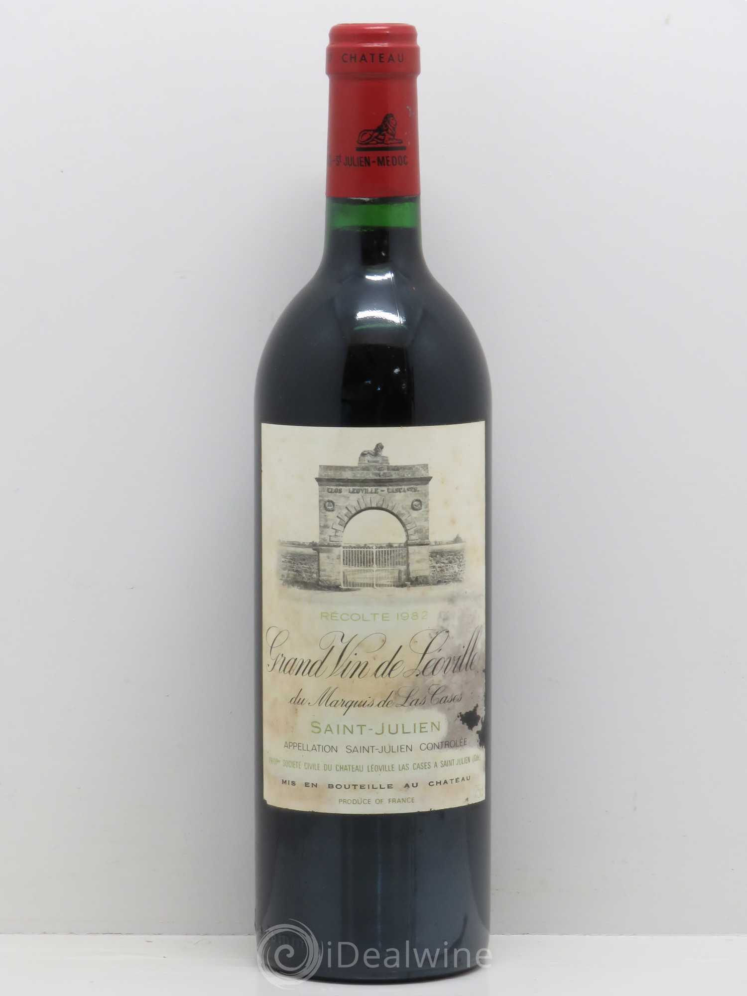 Château Léoville Las Cases 2ème Grand Cru Classé 1982 - Lot de 1 bouteille - 0