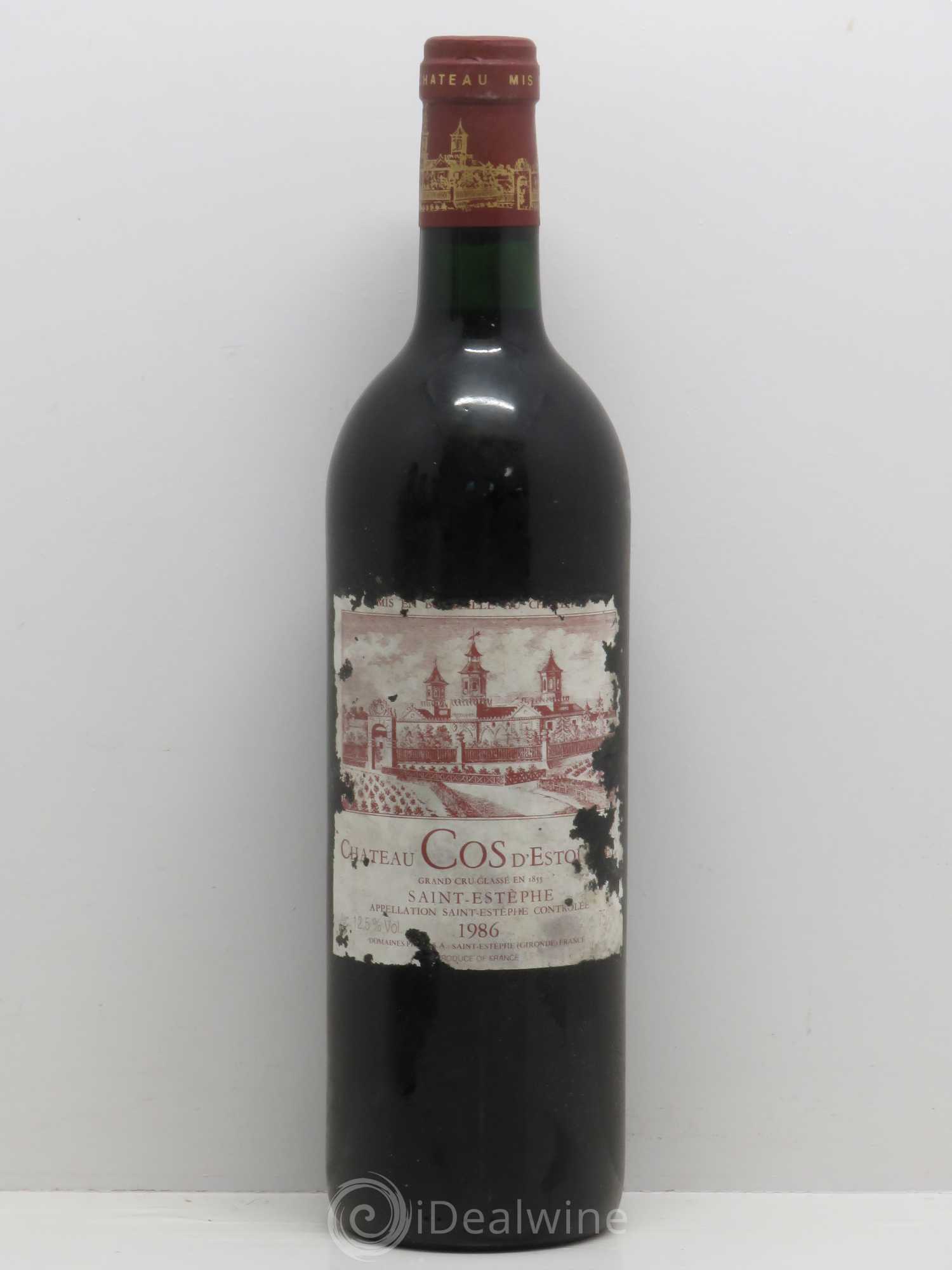 Cos d'Estournel 2ème Grand Cru Classé 1986 - Lot de 1 bouteille - 0