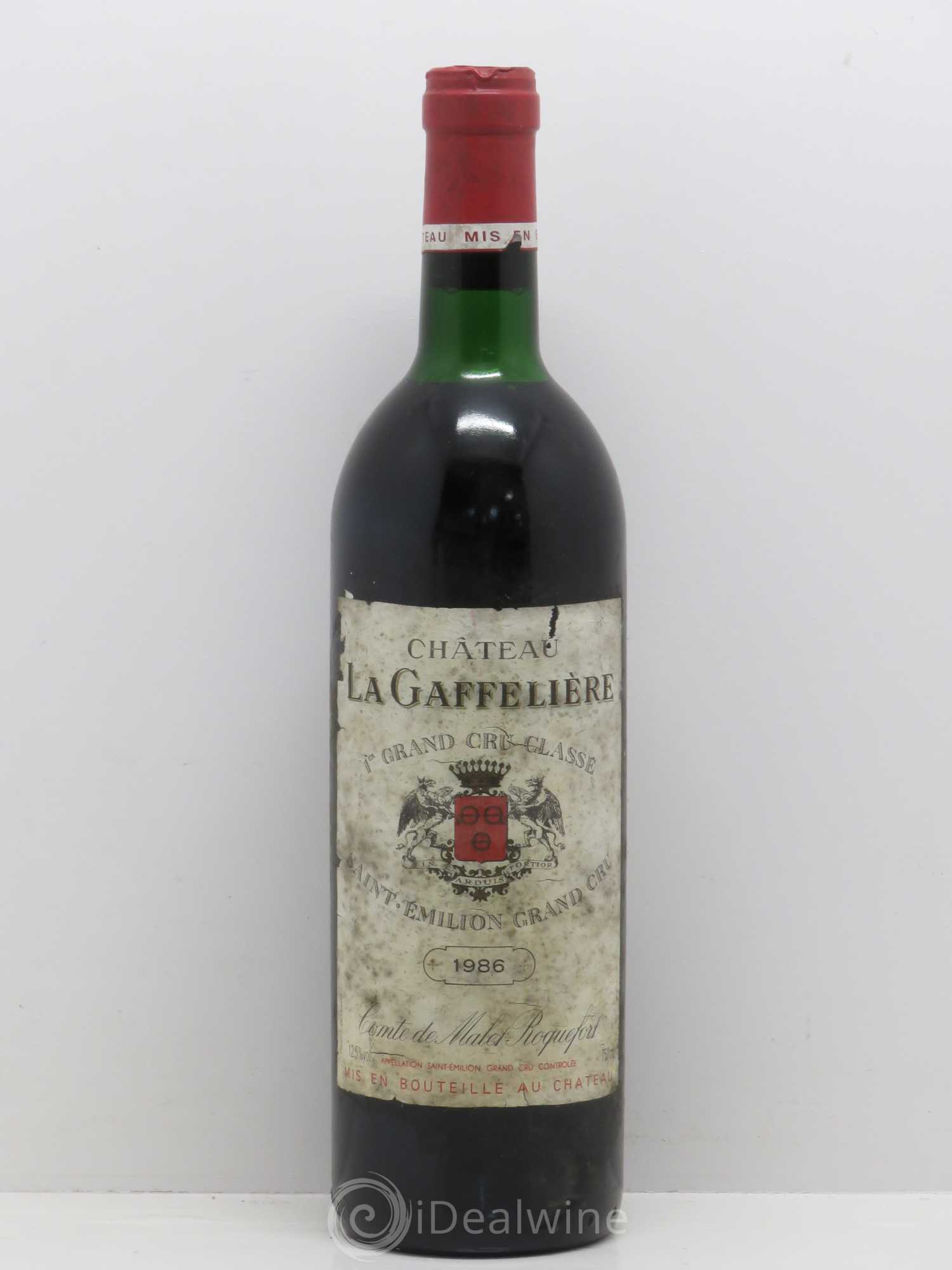 Château la Gaffelière 1er Grand Cru Classé B 1986 - Lot de 1 bouteille - 0