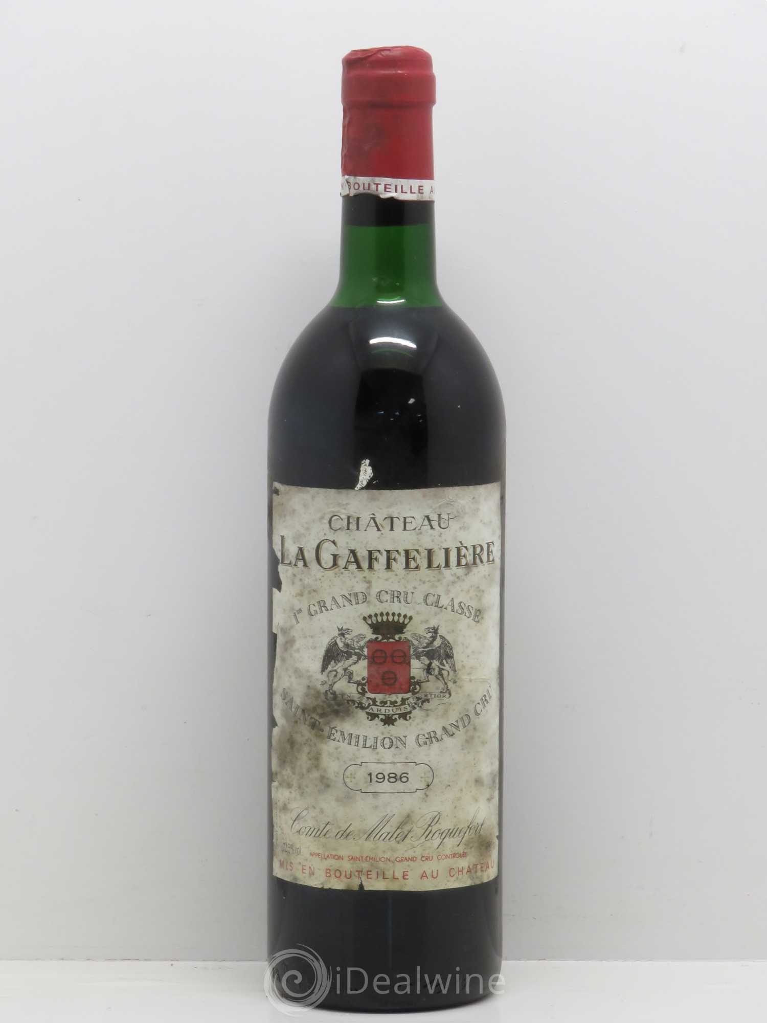 Château la Gaffelière 1er Grand Cru Classé B 1986 - Lot de 1 bouteille - 0