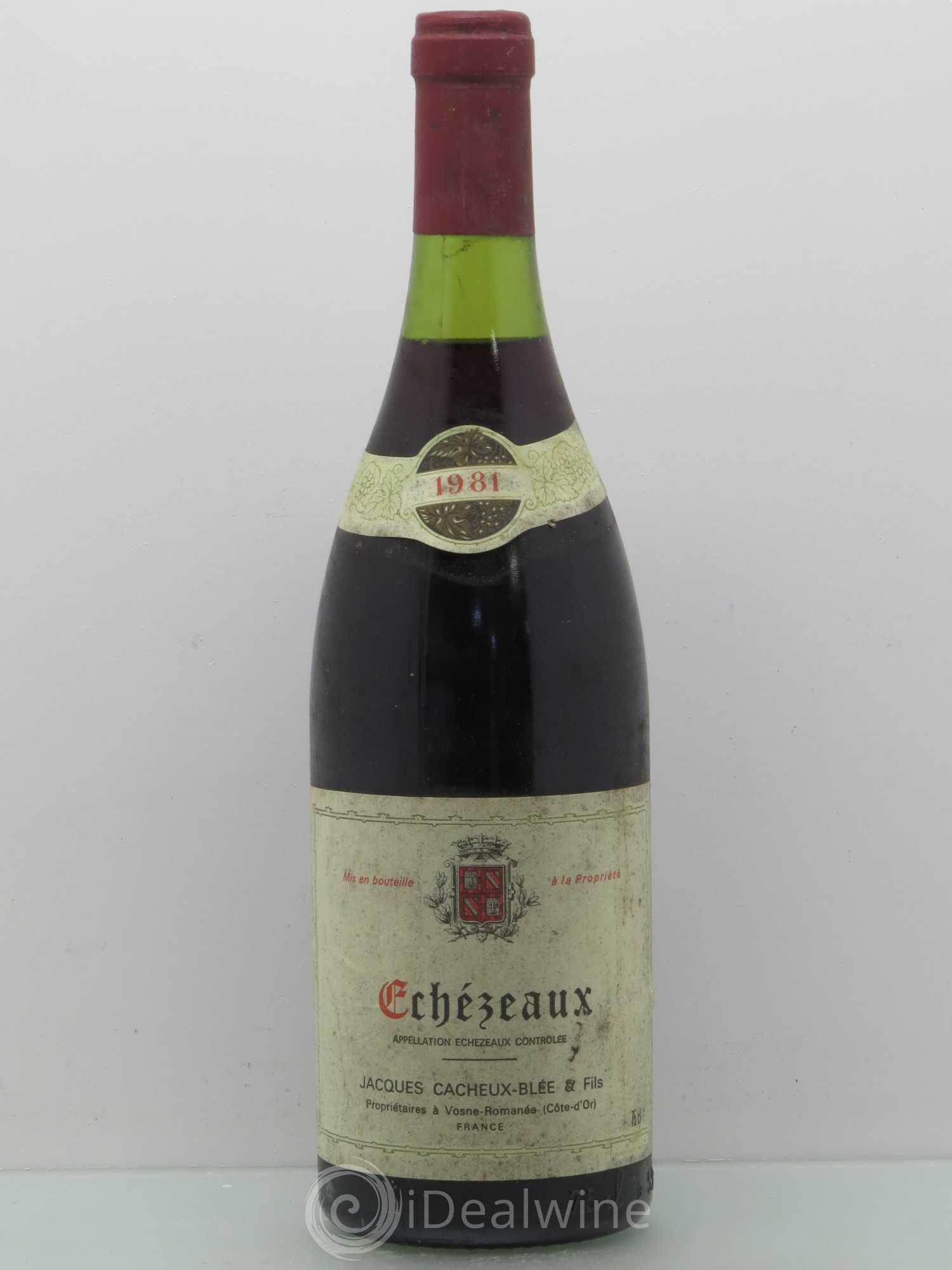 Echezeaux Grand Cru Jacques Cacheux Blee 1981 - Lot de 1 bouteille - 0