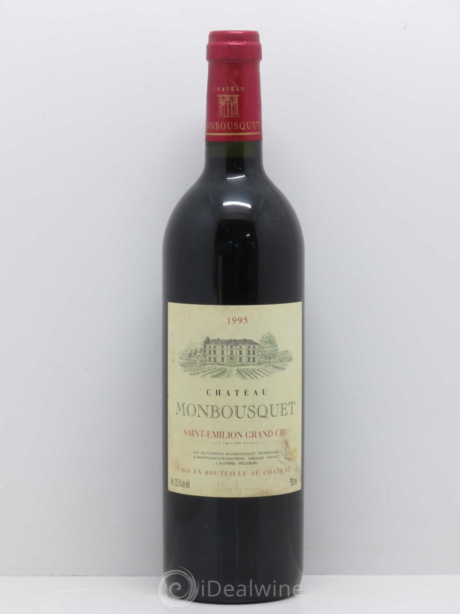 Château Monbousquet Grand Cru Classé 1995 - Lot de 1 bouteille - 0