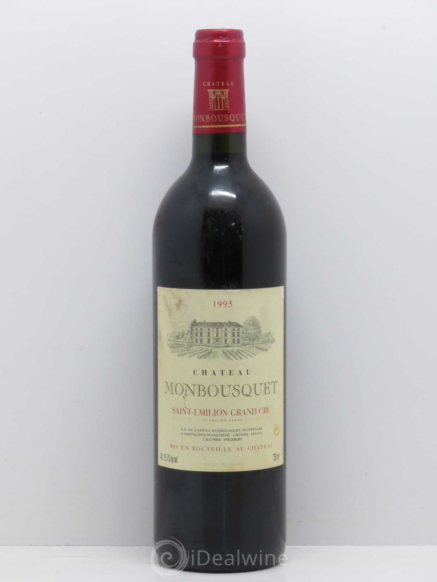 Château Monbousquet Grand Cru Classé 1995 - Lot de 1 bouteille - 0