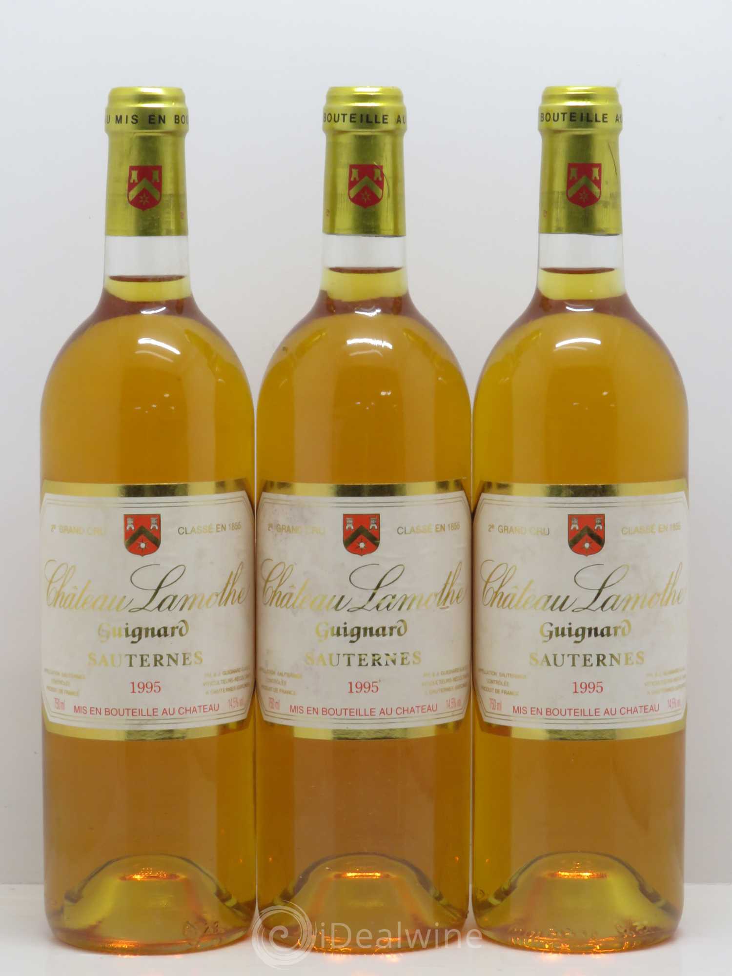 Château Lamothe Guignard 2ème Grand Cru Classé (senza prezzo di riserva) 1995 - Lotto di 3 bottiglie - 0